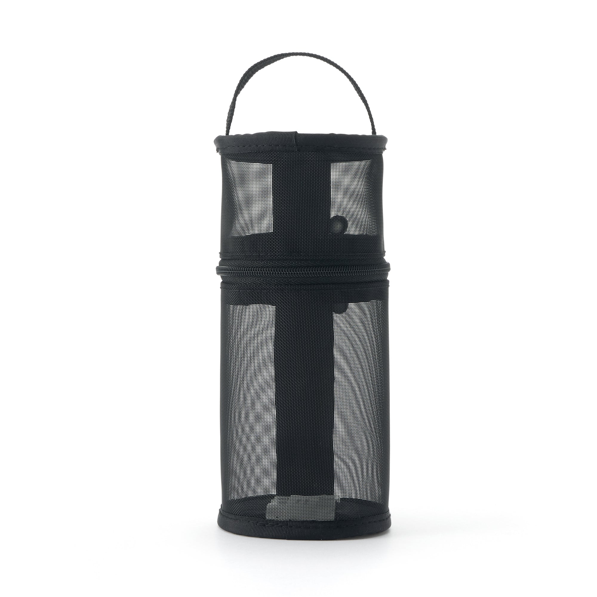 Nylon Mesh Vertical/Horizontal Pen Case Wide - Black - Image 2