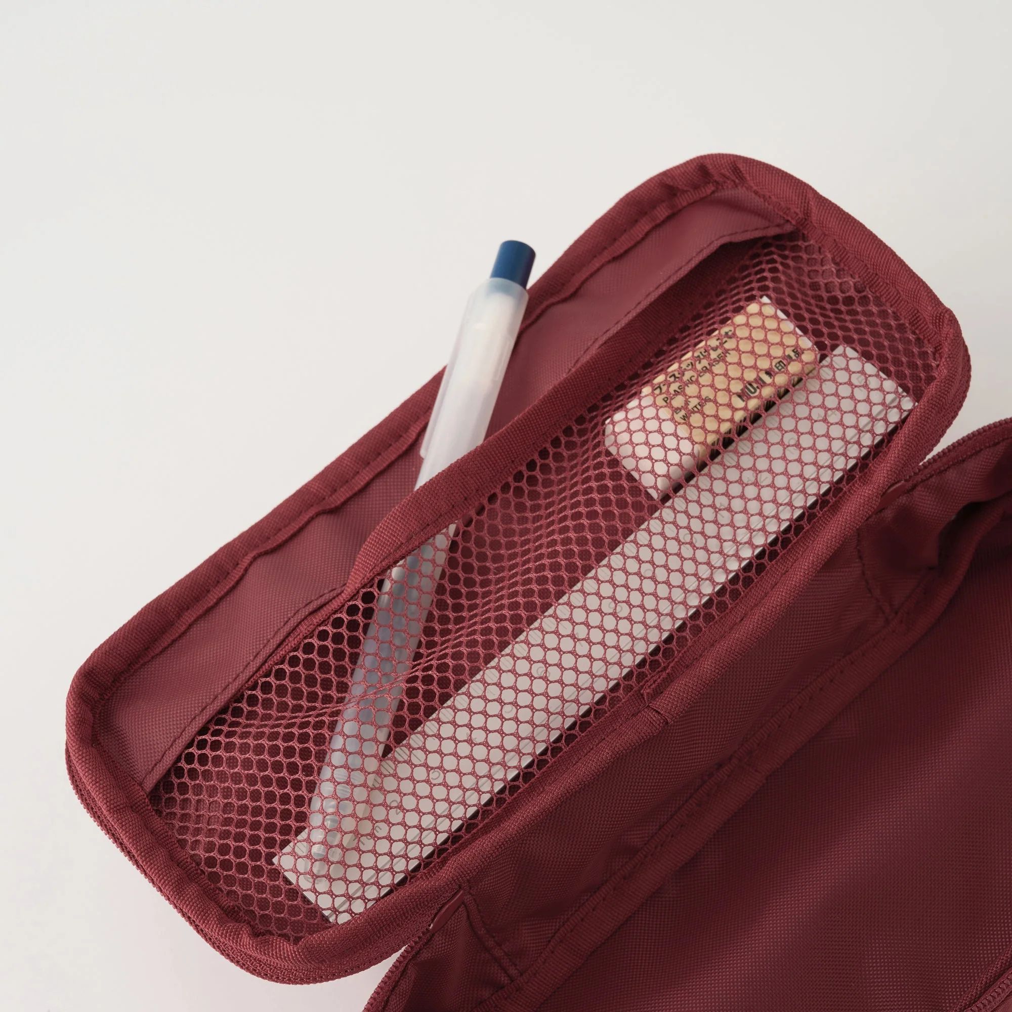Nylon Pen Case - Red - Image 6