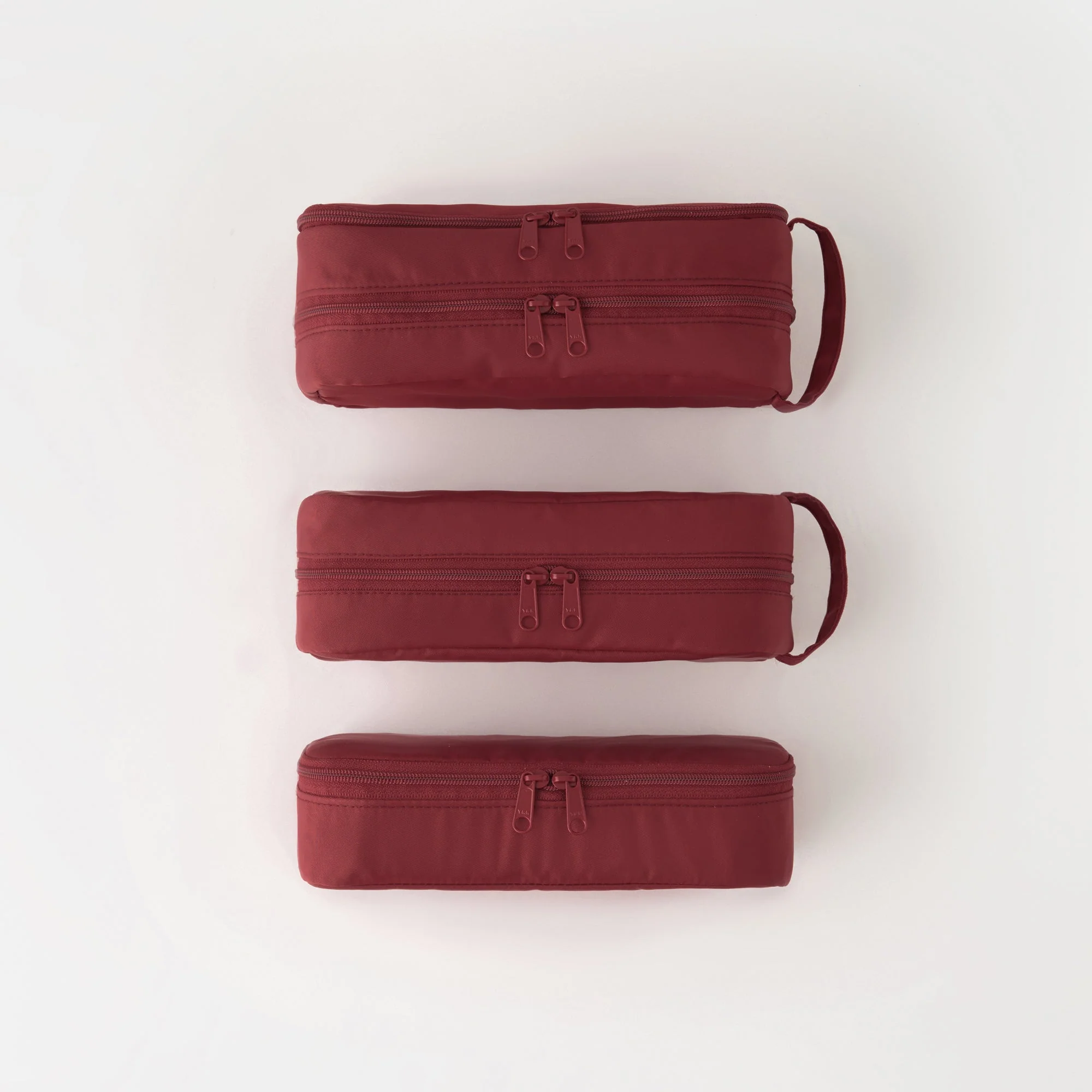 Nylon Pen Case with Handle - Red - Image 11