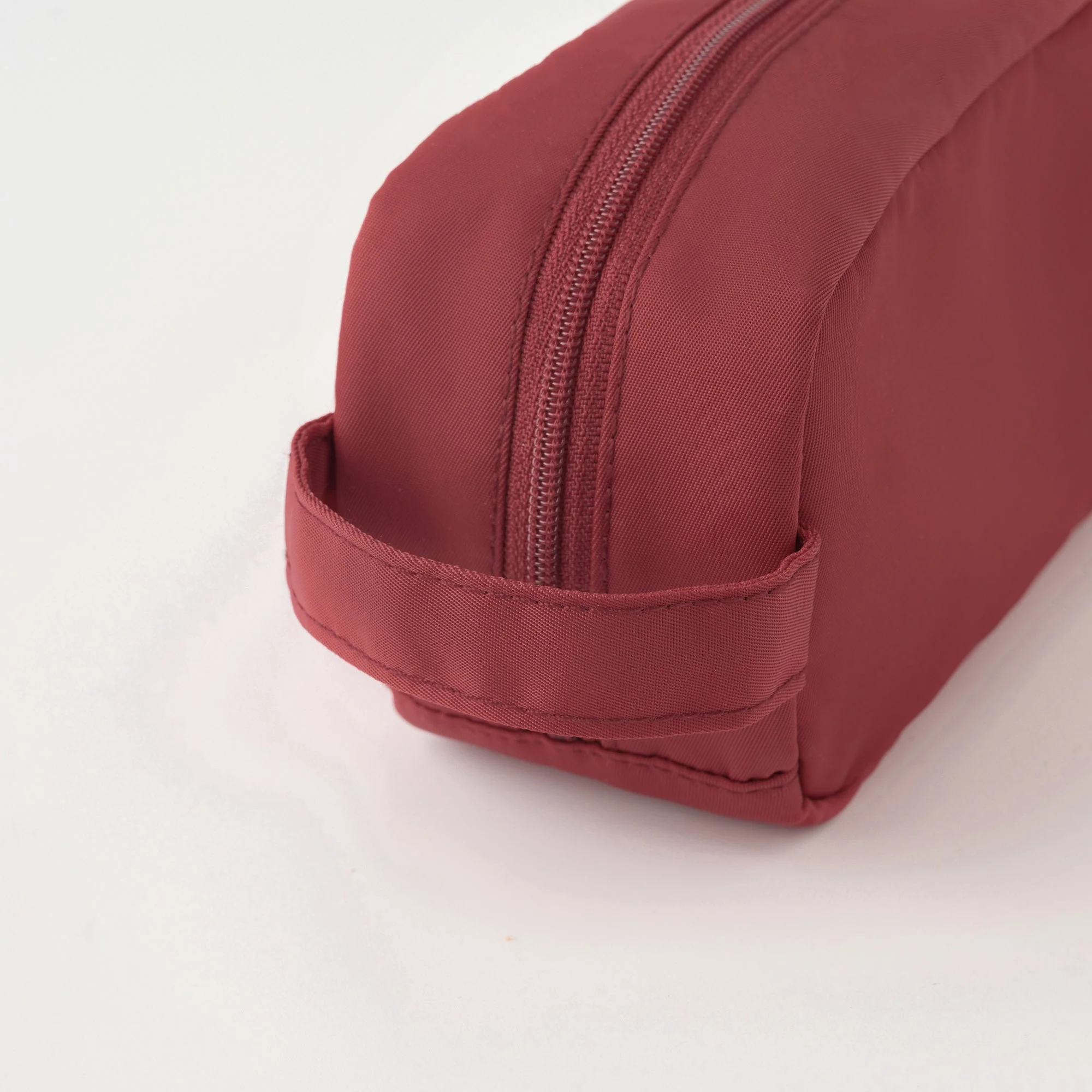 Nylon Pen Case with Handle - Red - Image 6