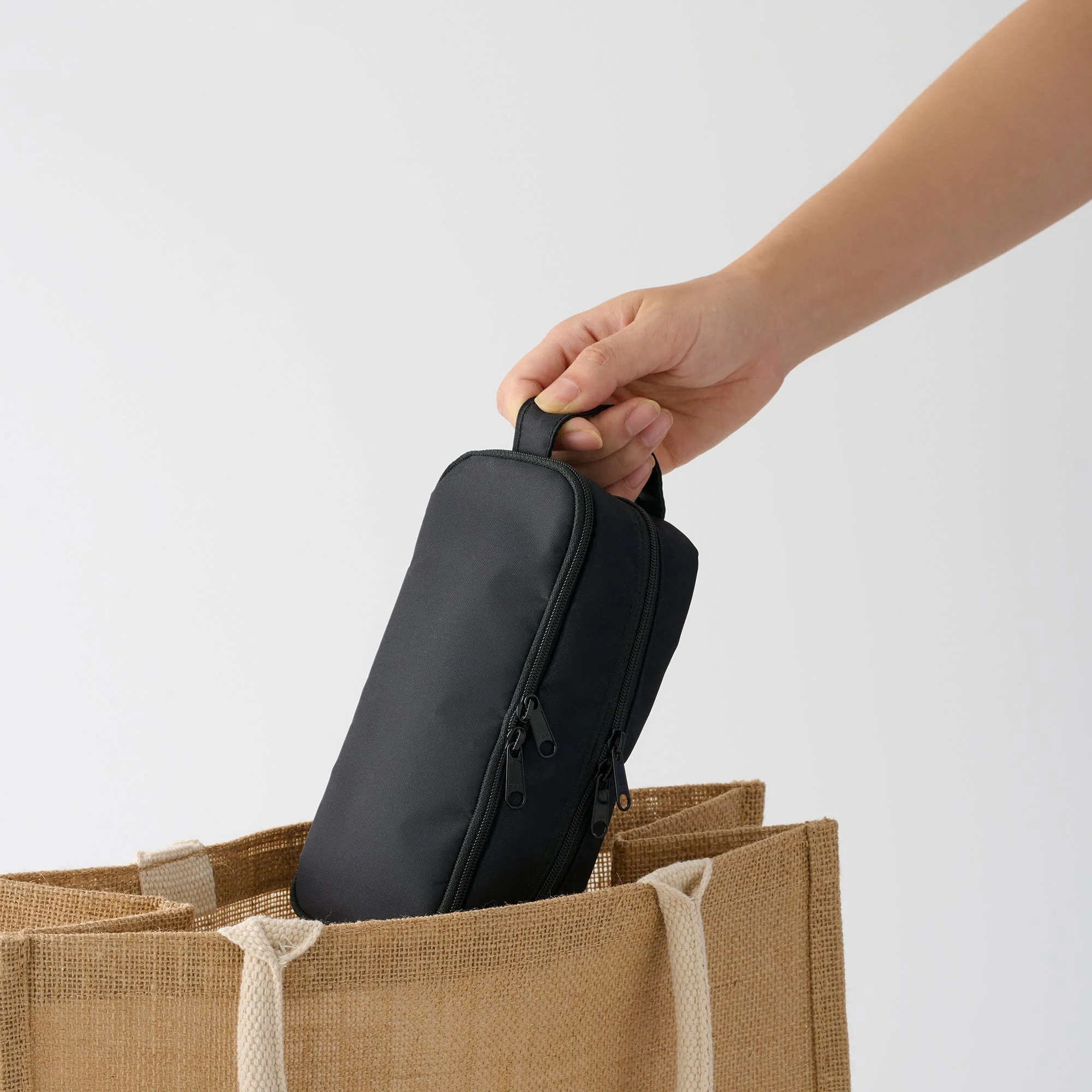 Nylon Pen Case with Window - Red - Image 10