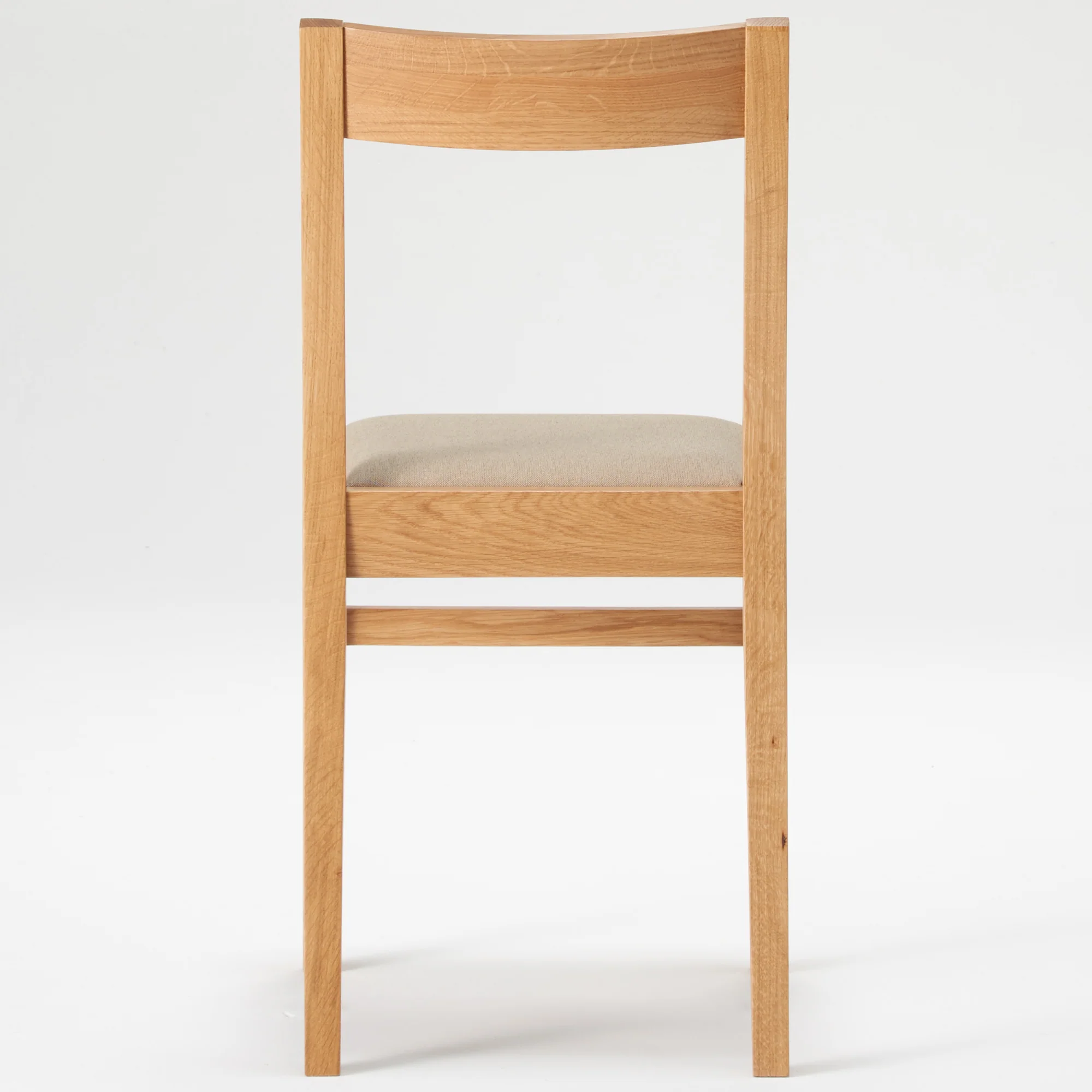 Oak Cushioned Seat Chair - Image 7