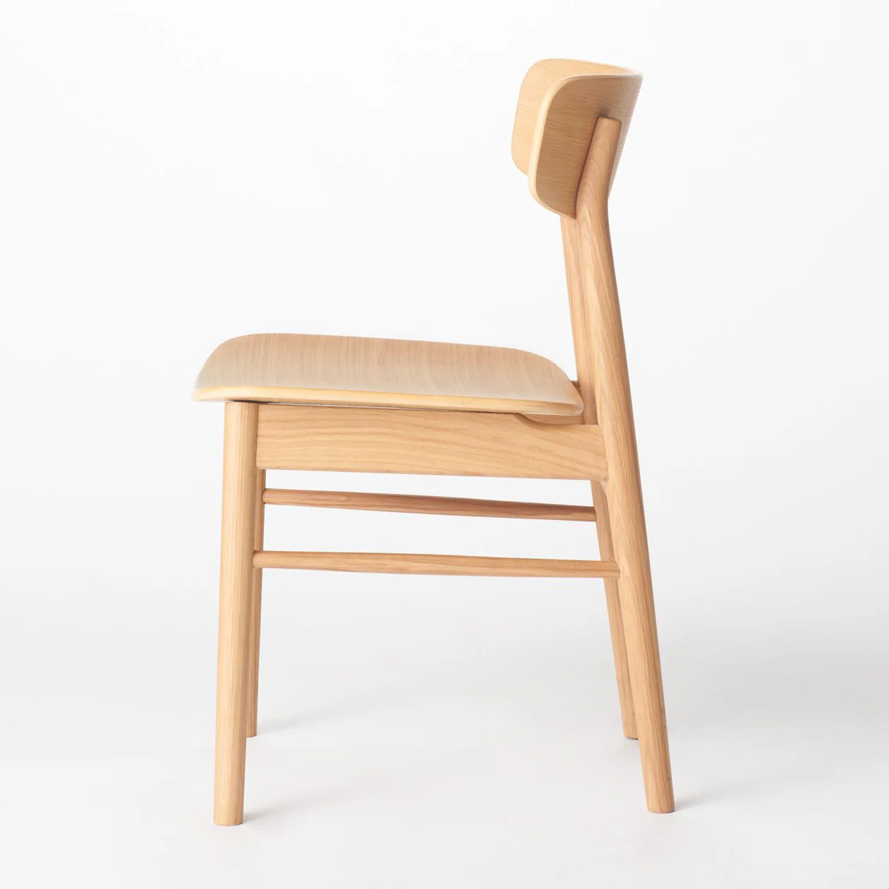 Oak Round Chair - Image 3