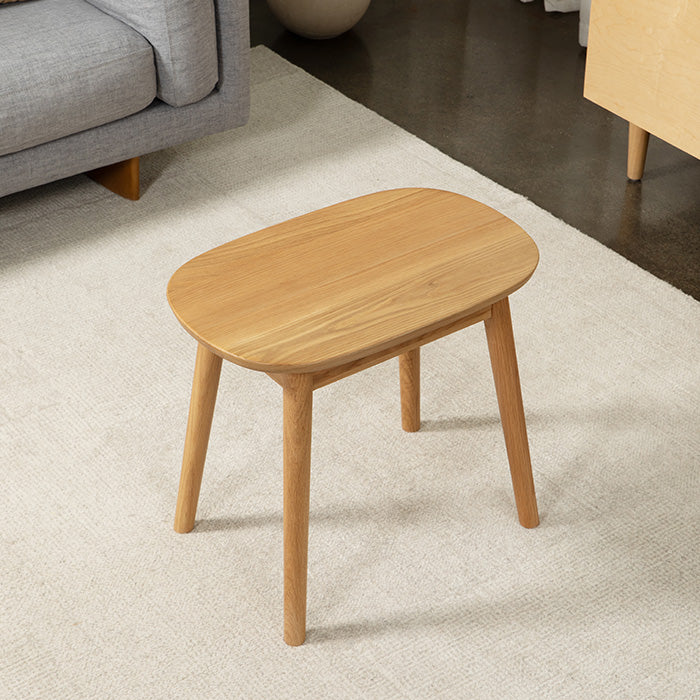 Oak Round Stool - Image 6