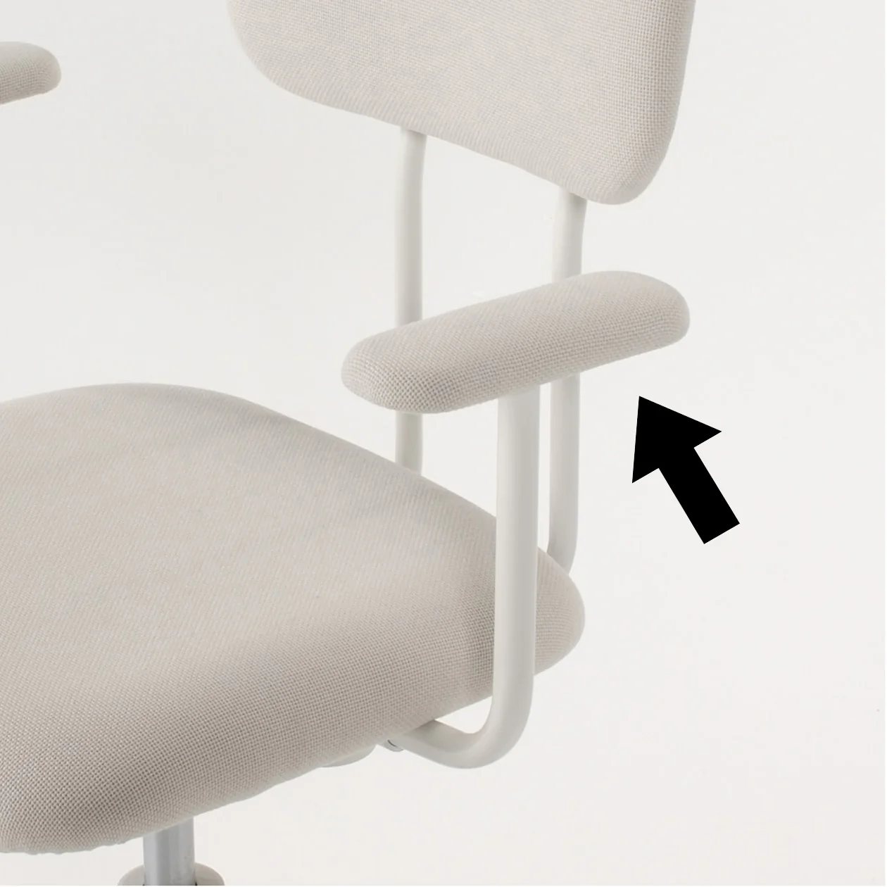 Office Chair Armrests - Grey