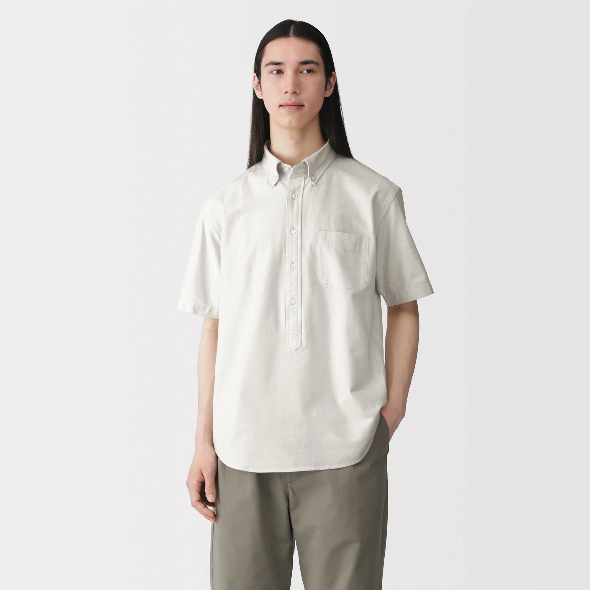 Oxford Pullover Shirt - Image 21