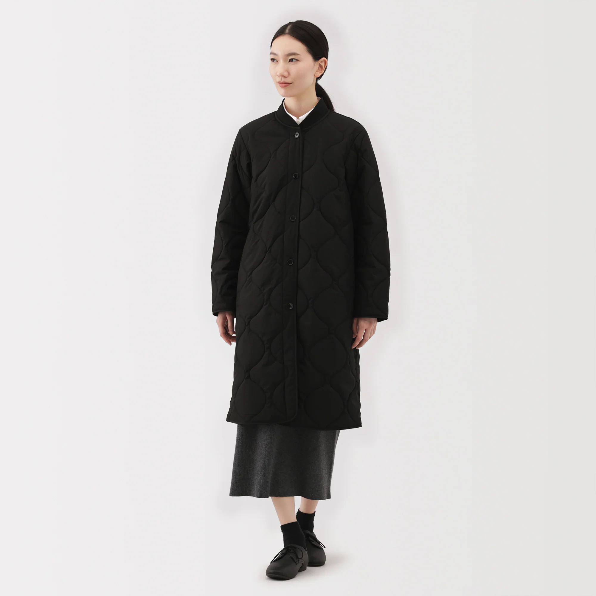 Padded Quilted Coat - Image 13
