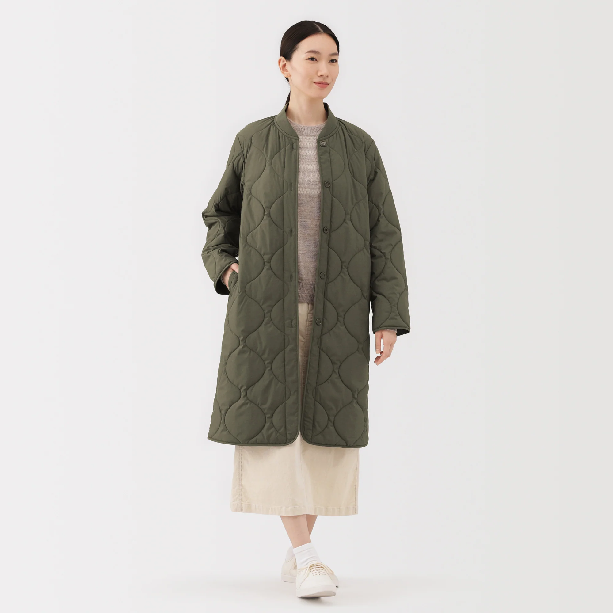 Padded Quilted Coat - Image 21