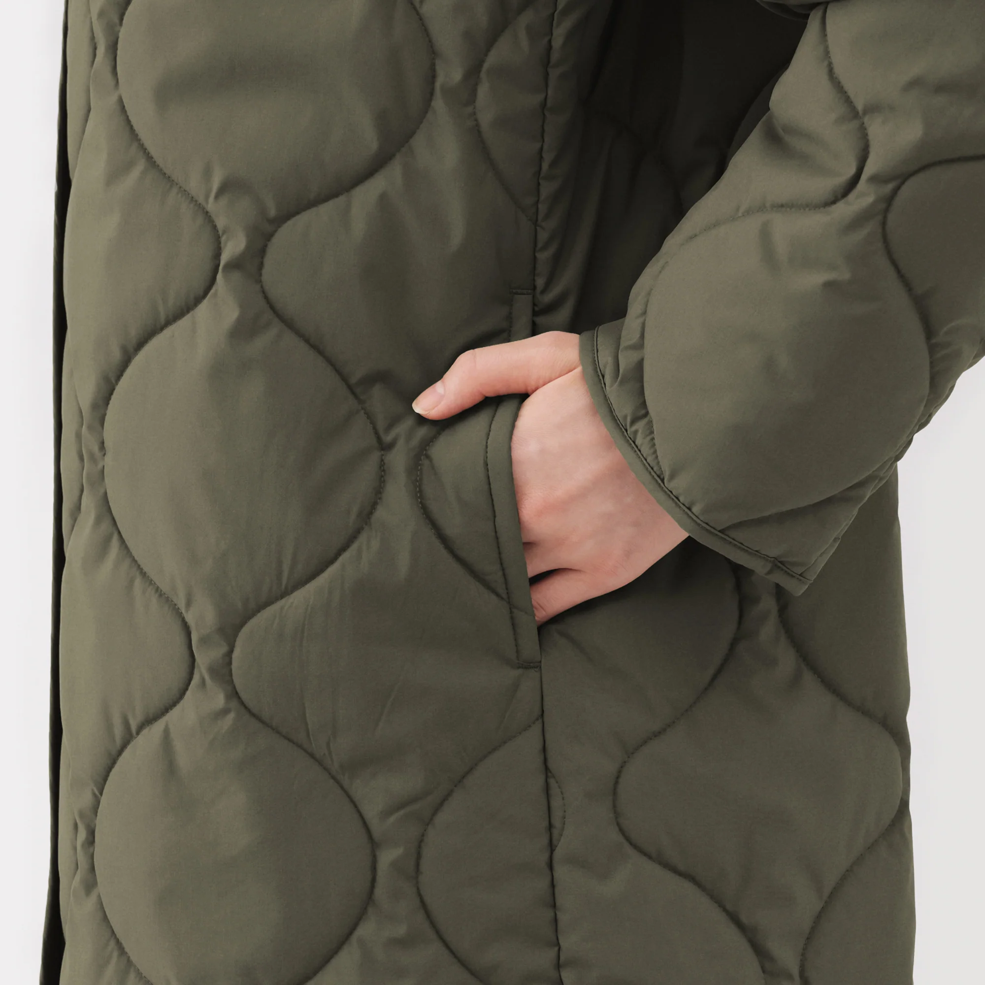 Padded Quilted Coat - Image 26