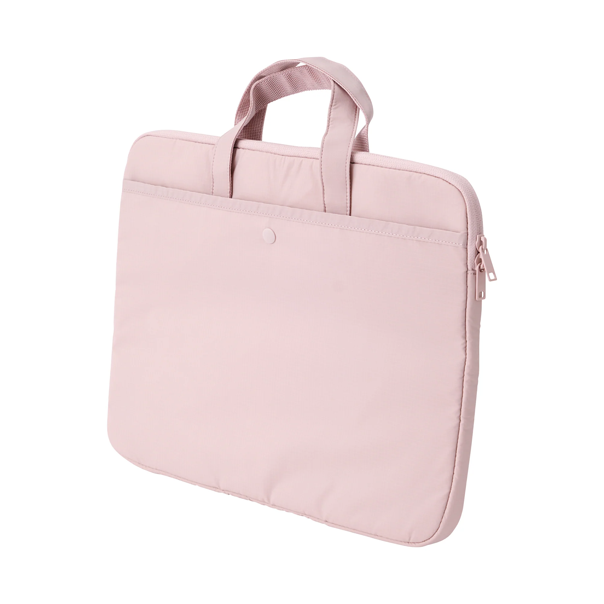 Parachute Cloth Laptop Bag - Pink Beige