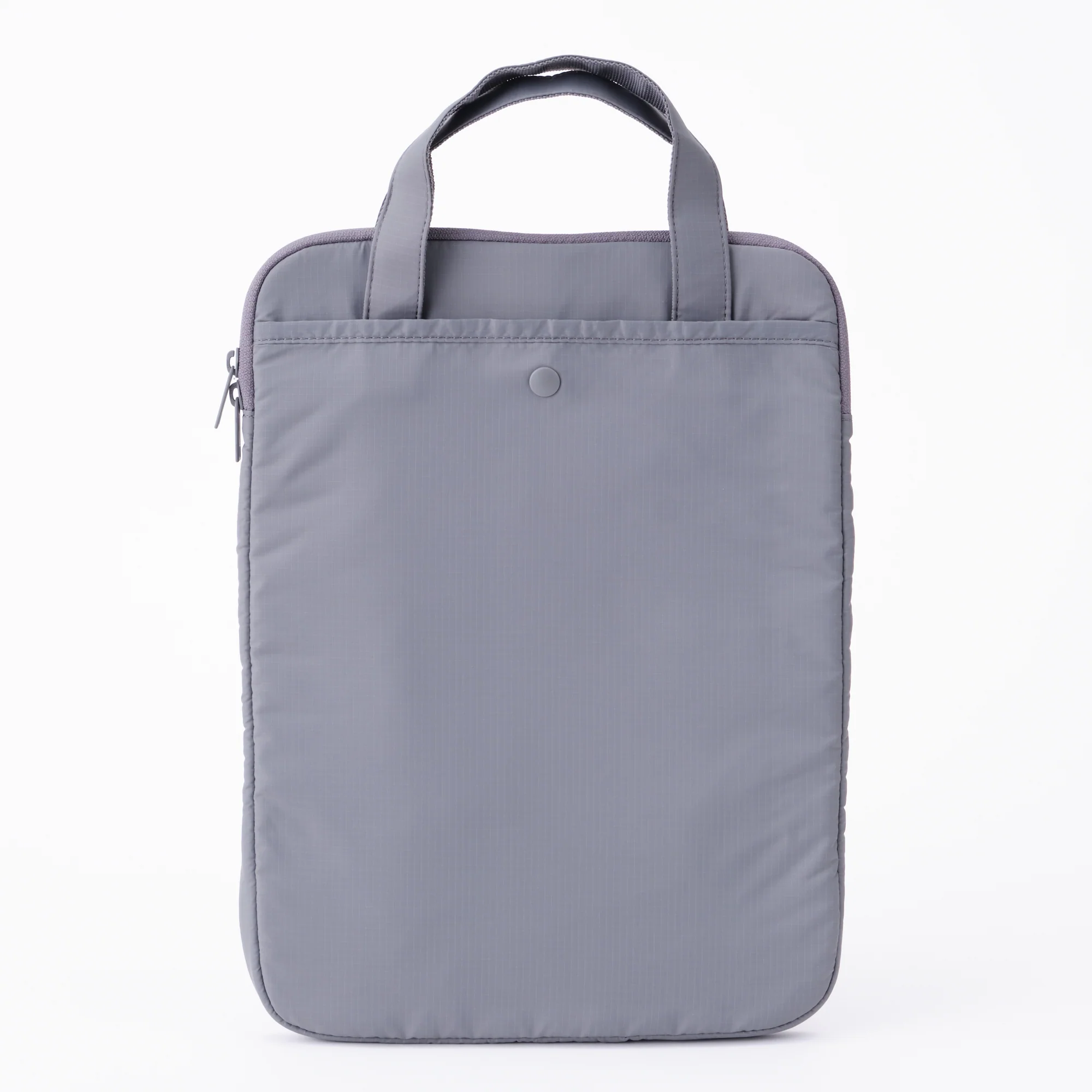 Parachute Cloth Tall Laptop Bag - Grey - Image 3
