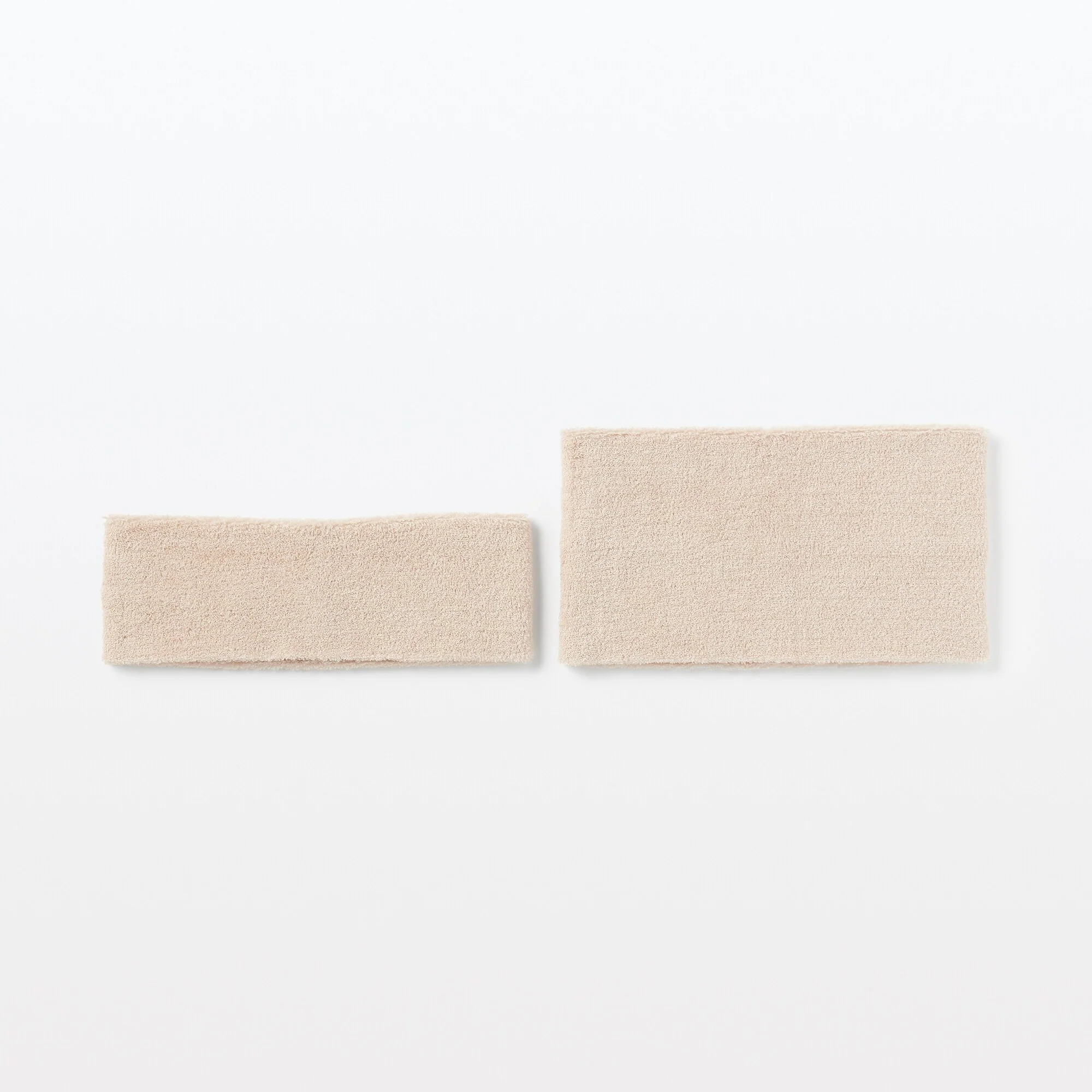 Pile Hair Turban Wide - Beige - Image 4