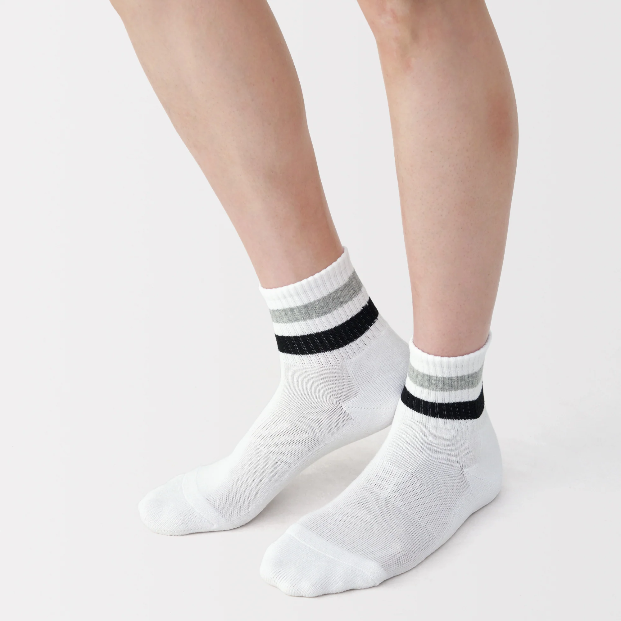 Pile Striped Short Socks - Image 2