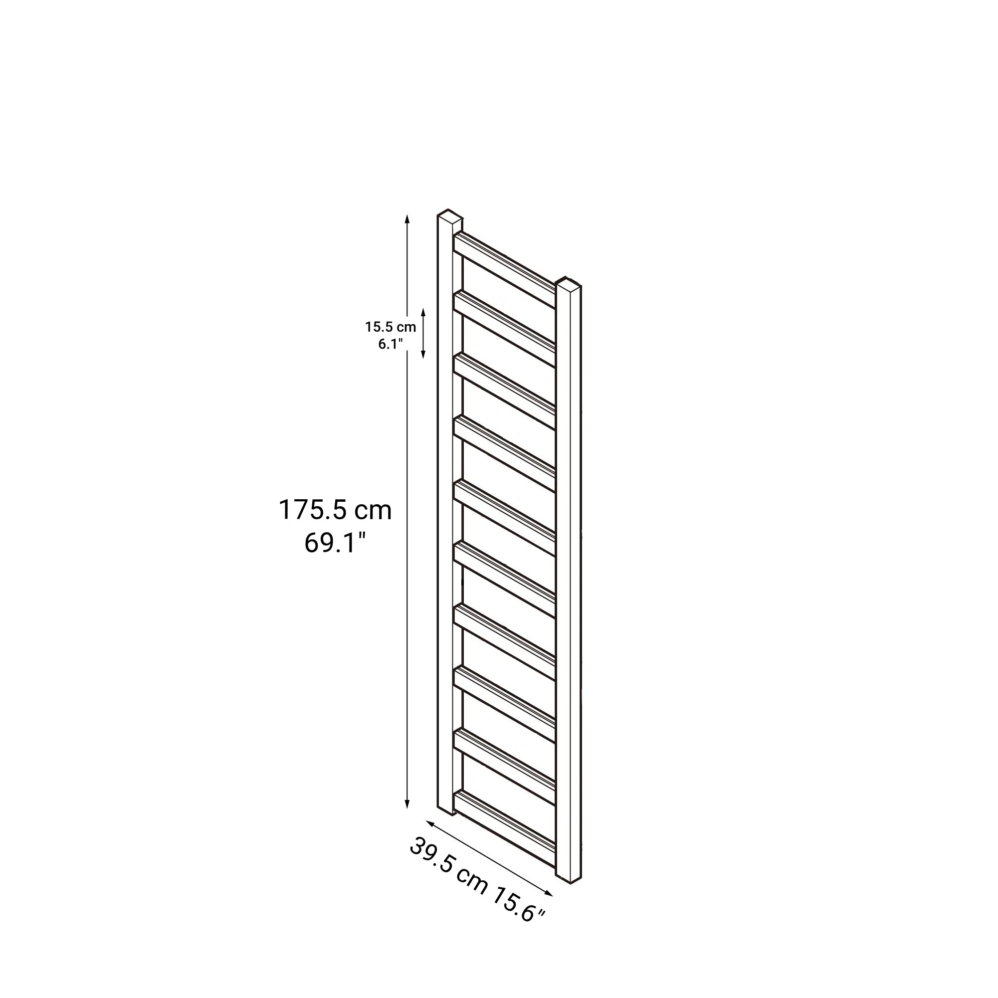 Pine Shelf Unit - Additional Frame - Large - Image 2