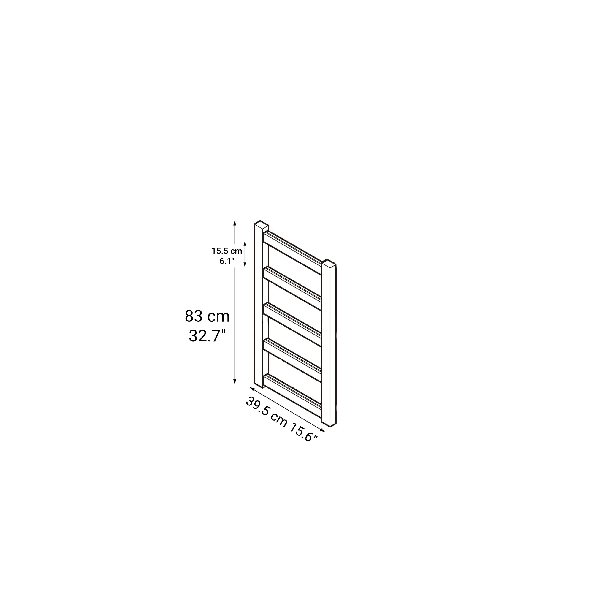 Pine Shelf Unit - Additional Frame - Small - Image 2