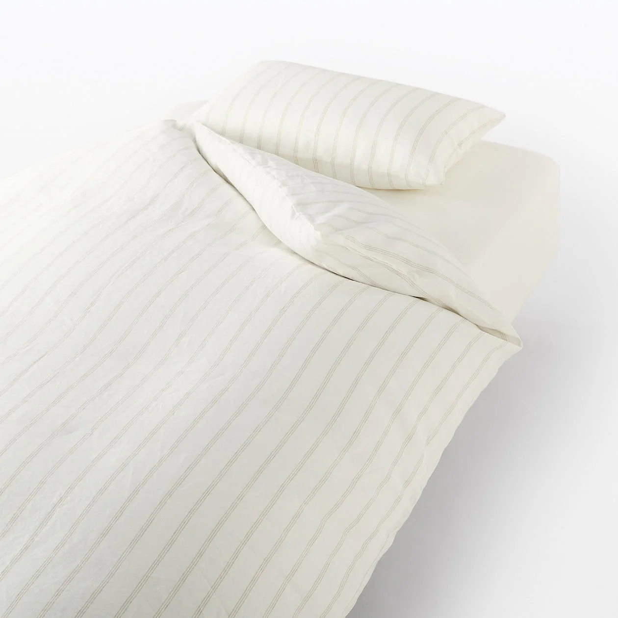 Plain Linen Weave Duvet Cover