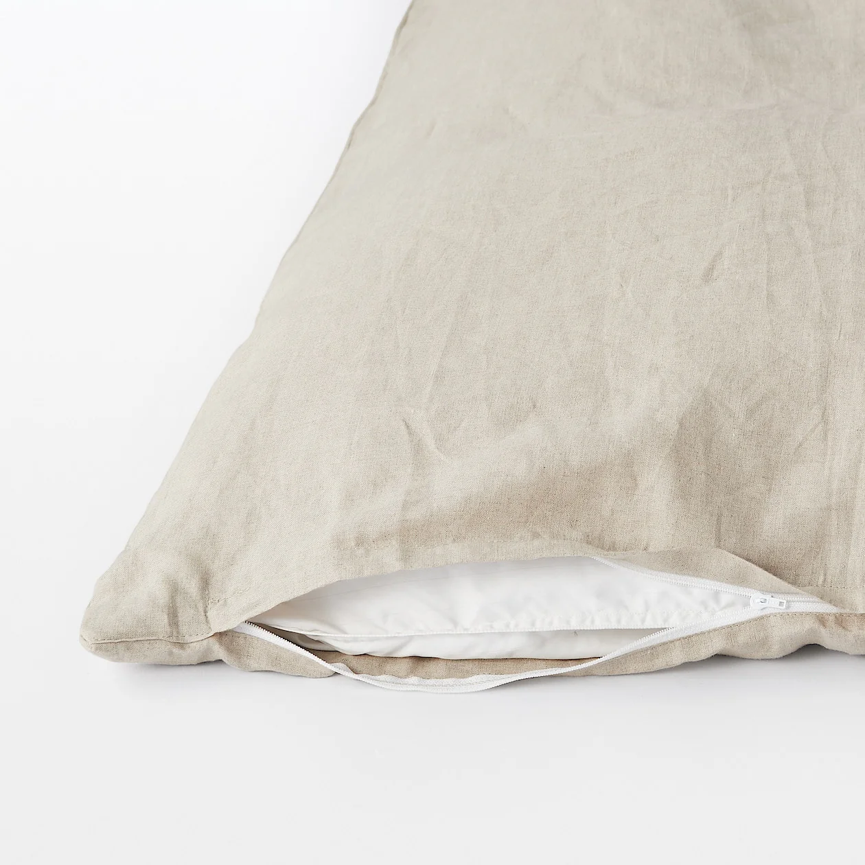 Plain Linen Weave Duvet Cover - Image 8