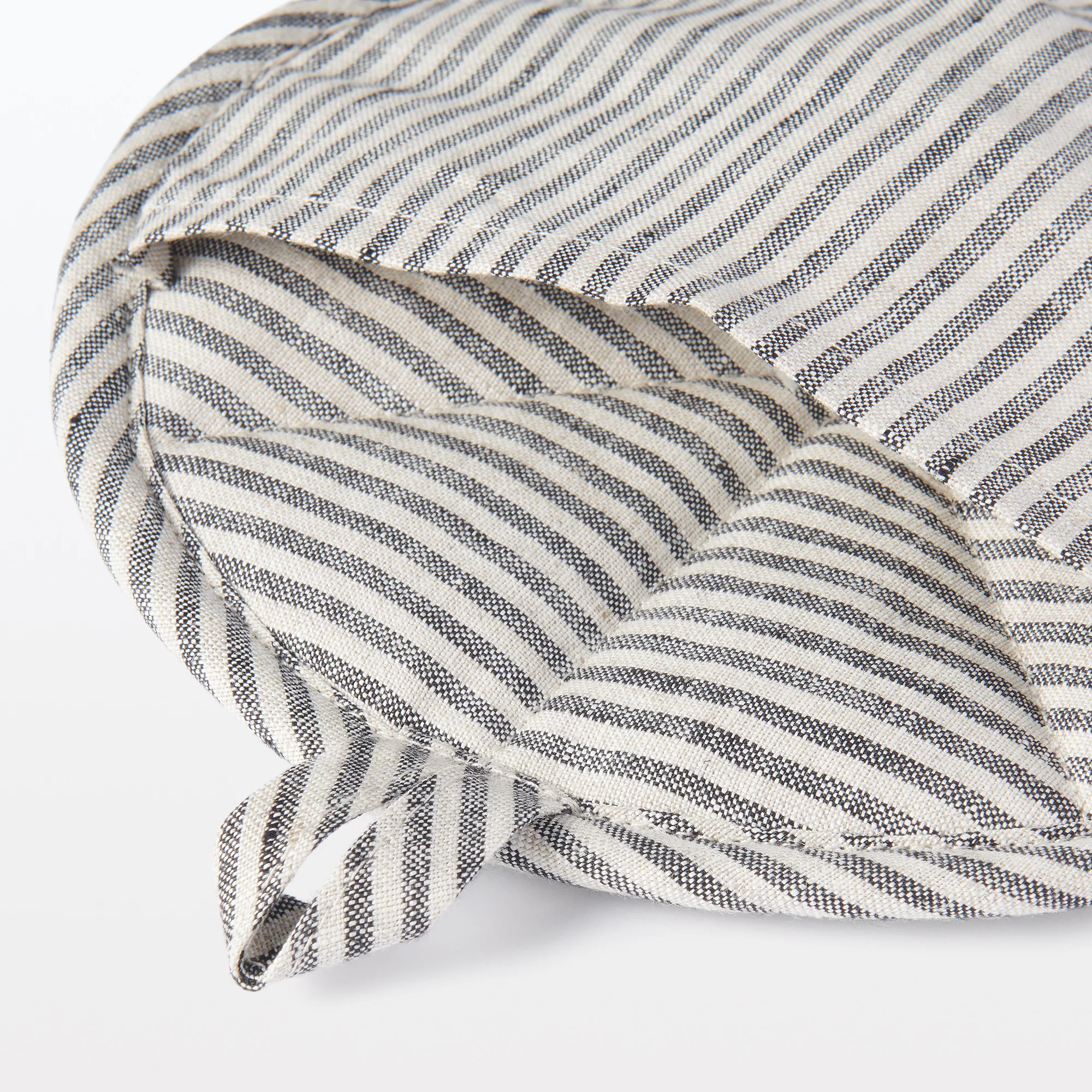 Plain Weave Linen Pot Holder & Trivet - Stripe - Image 3