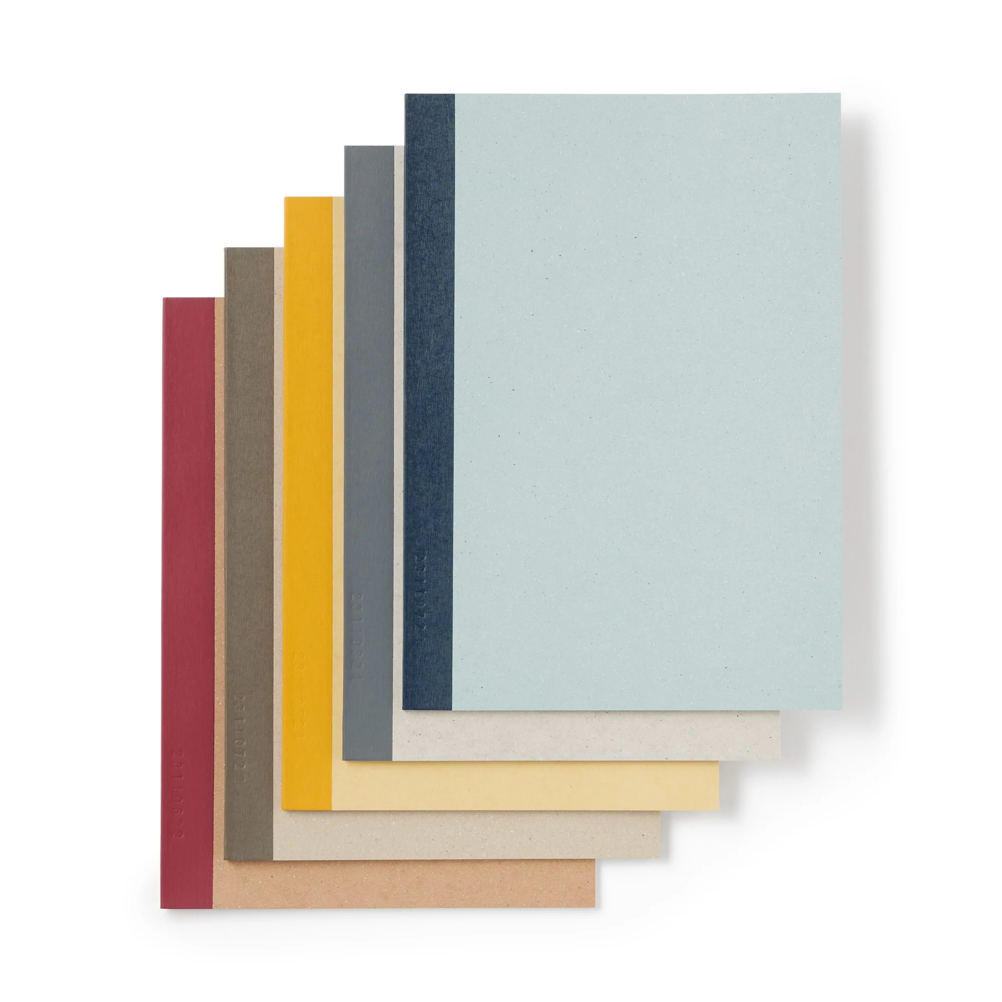 Planted Tree Paper Coloured Cover Notebook - 7mm (5 Pack)