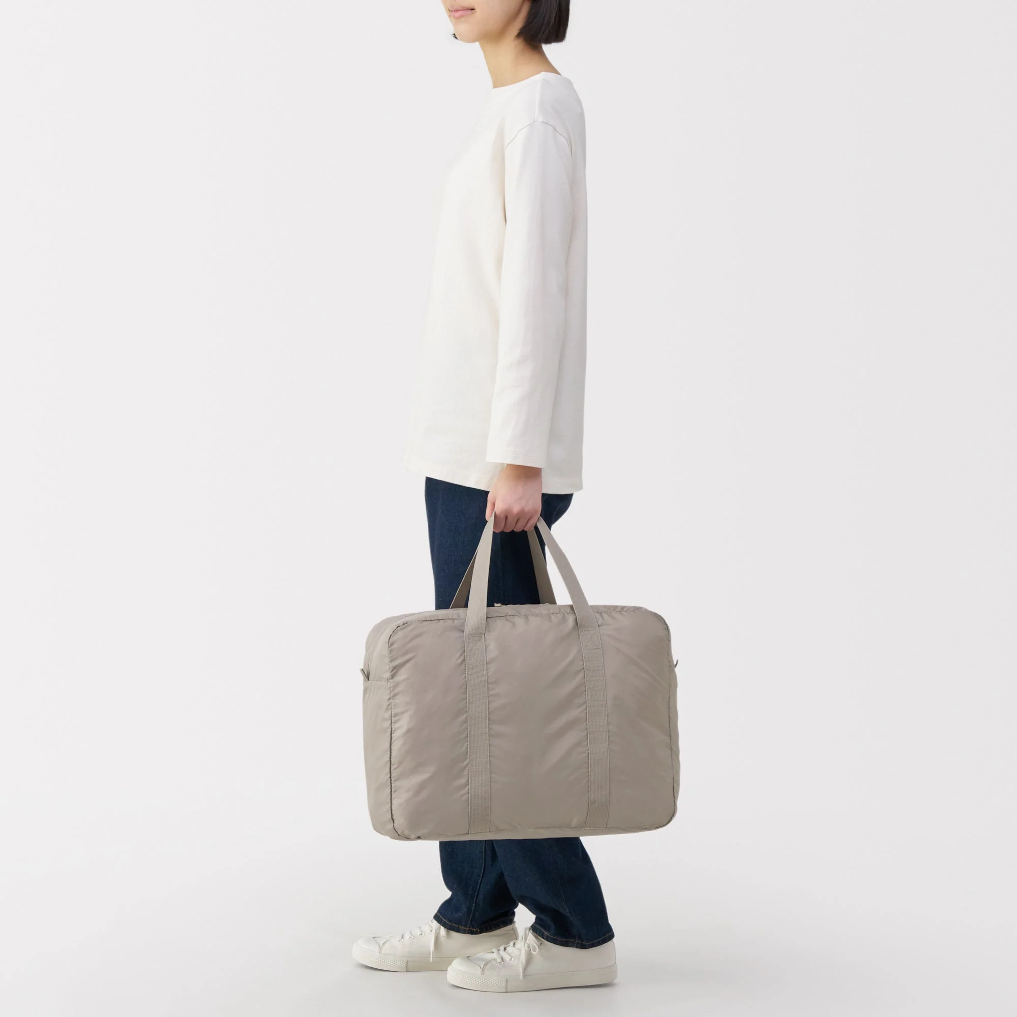 Pocketable Water Repellent Wide Boston Bag - Image 19