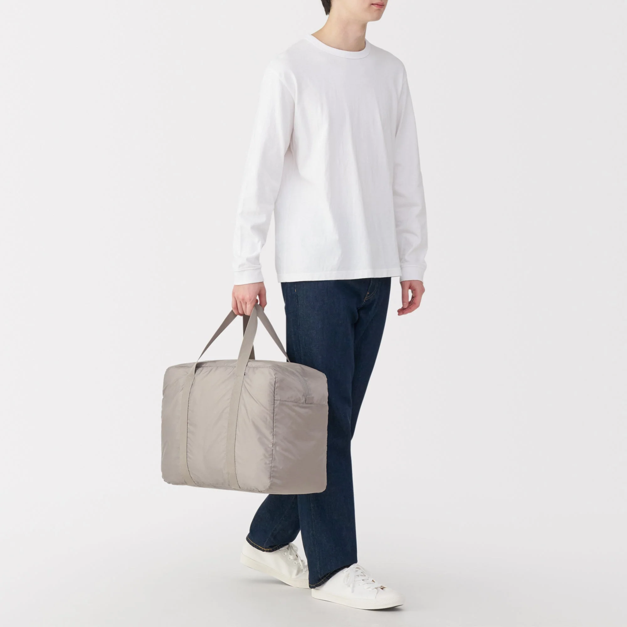 Pocketable Water Repellent Wide Boston Bag - Image 20