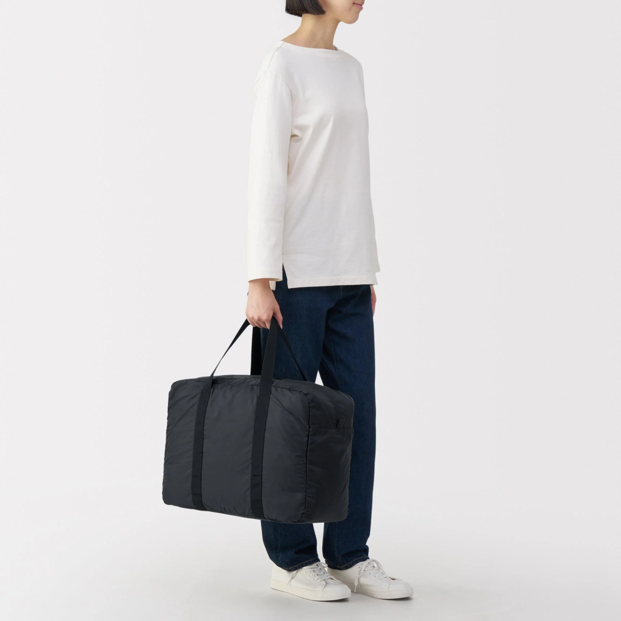 Pocketable Water Repellent Wide Boston Bag - Image 31