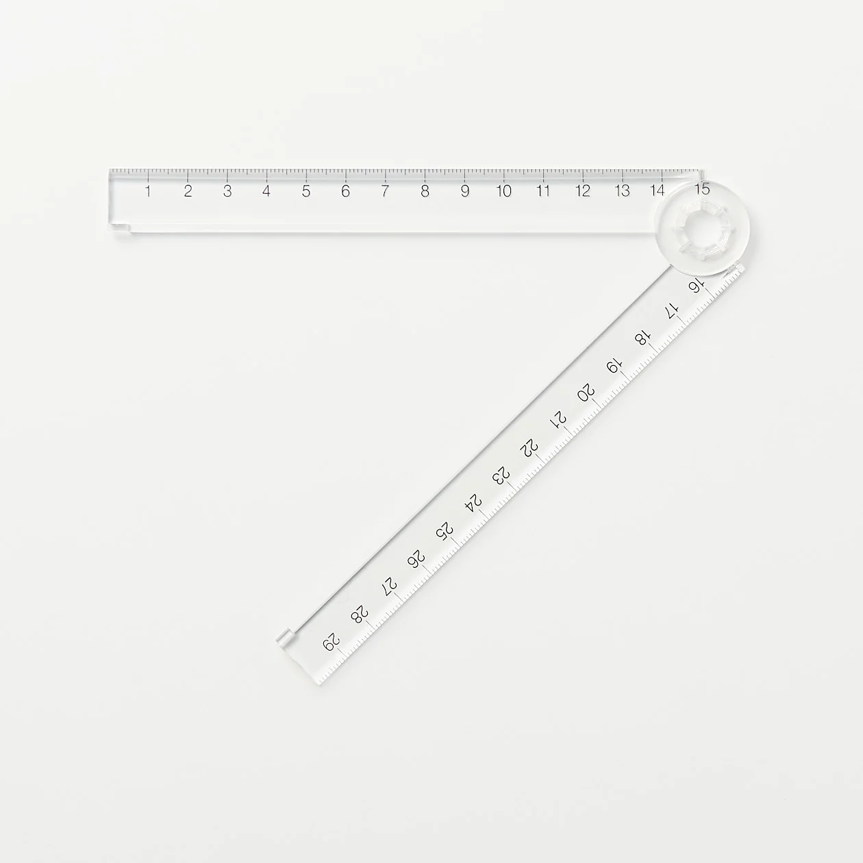 Polycarbonate Double Ruler