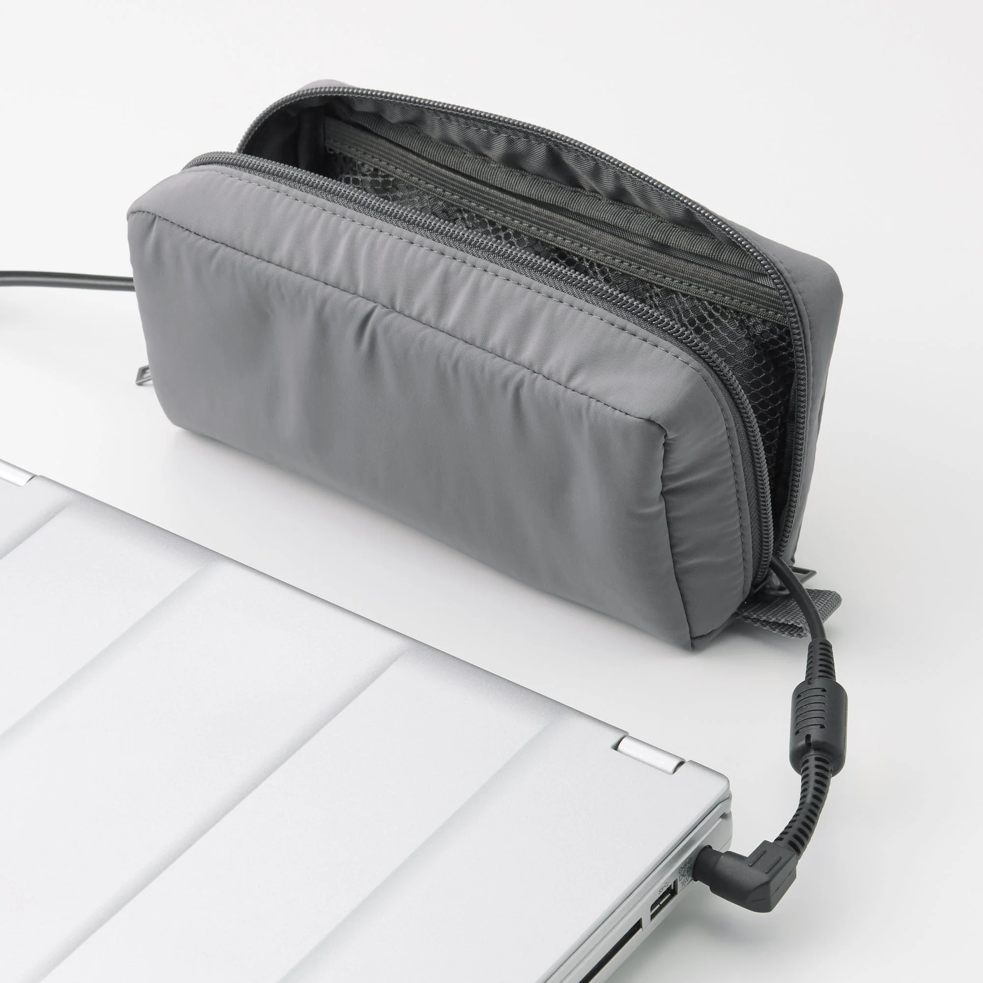 Polyester Gadget Pouch - Grey - Image 6