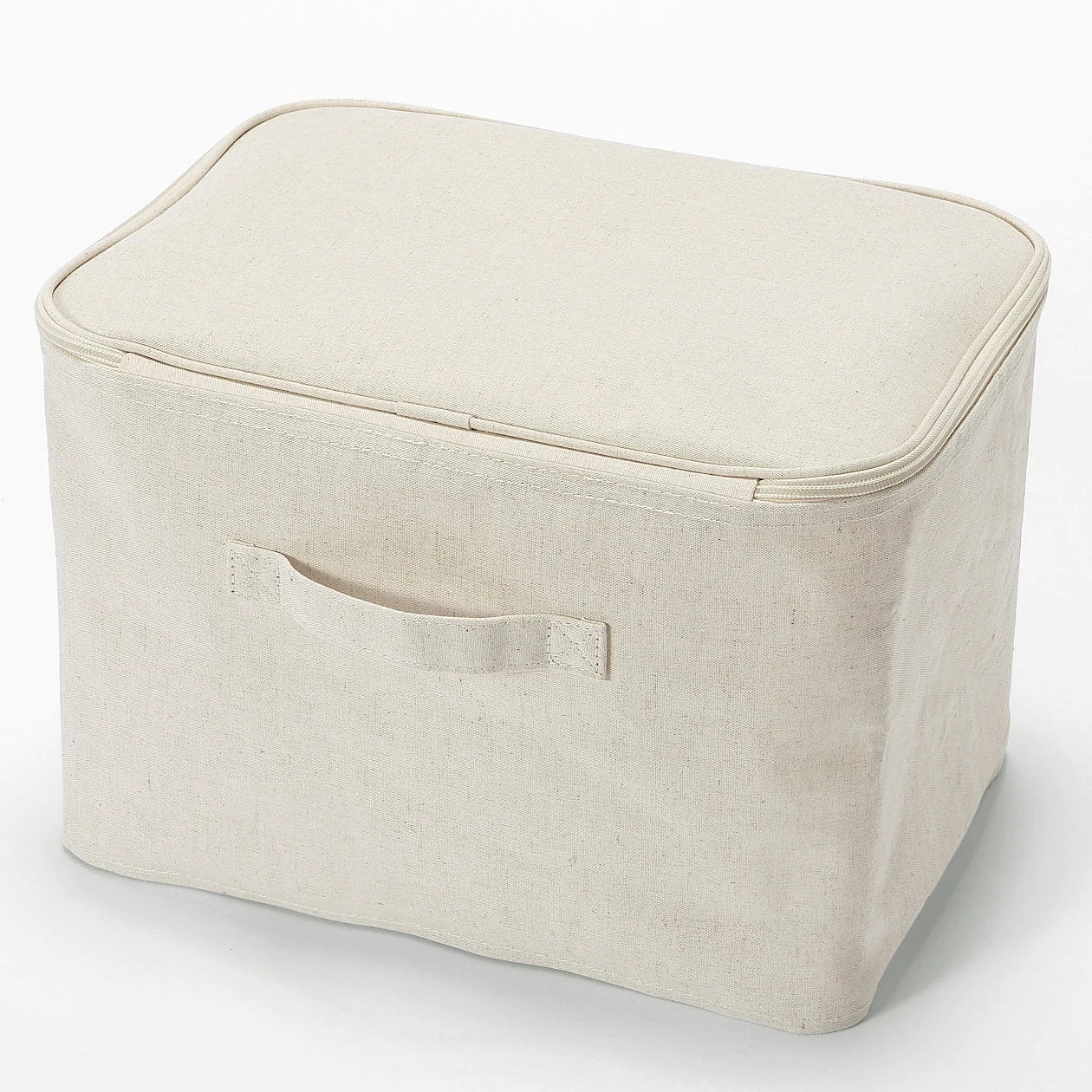 Polyester Cotton Linen Soft Box - Rectangle With Lid - Image 4