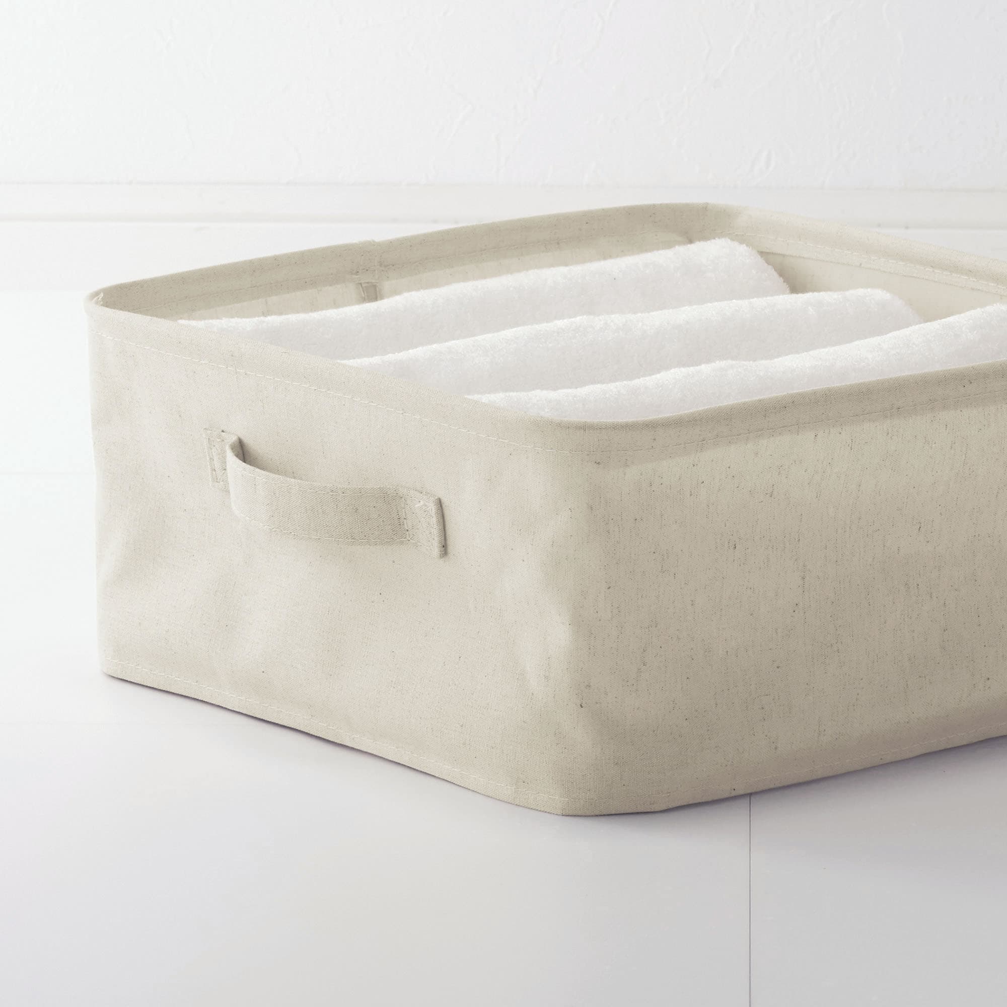 Polyester Linen Soft Box - Square Small - Image 5