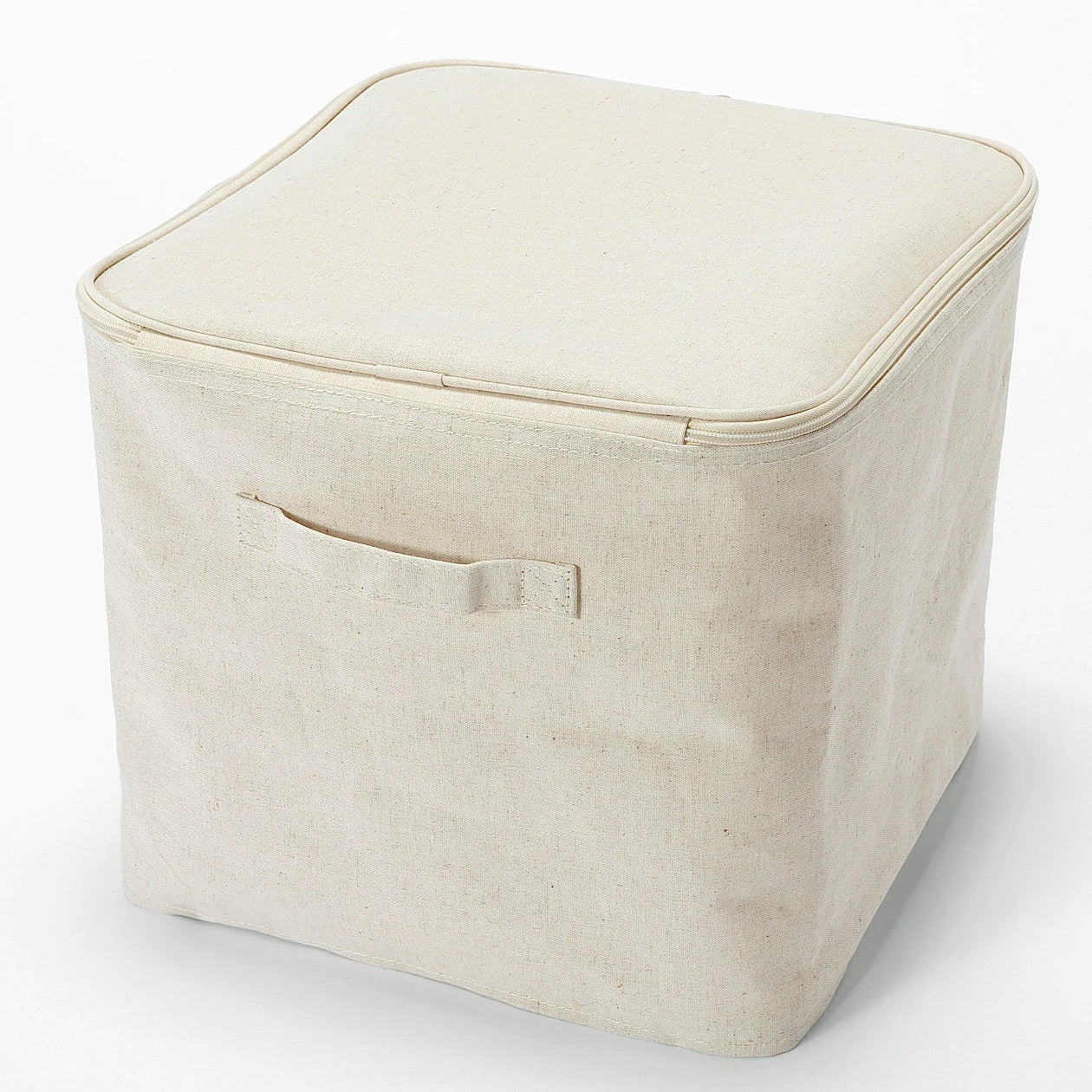 Polyester Linen Soft Box - Square With Lid - Image 4