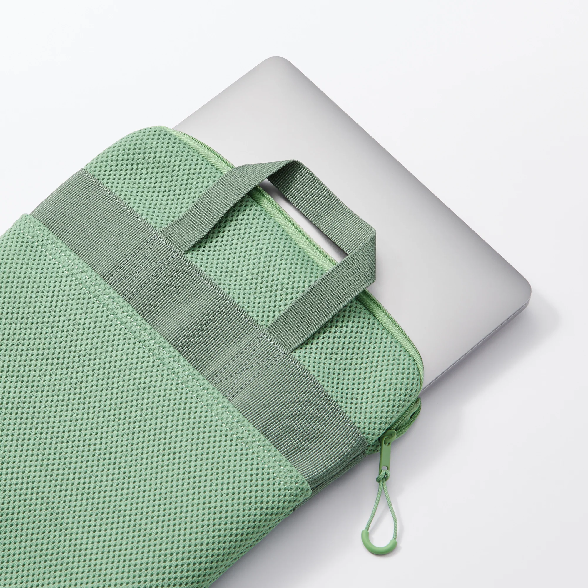 Polyester Vertical Cushioned Tablet Case - Green - Image 2