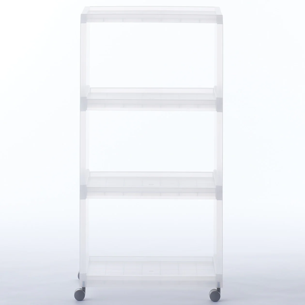 Polypropylene 3-Tier Storage Wagon with Casters (W29 x D41.5 x H83 cm) - Image 3