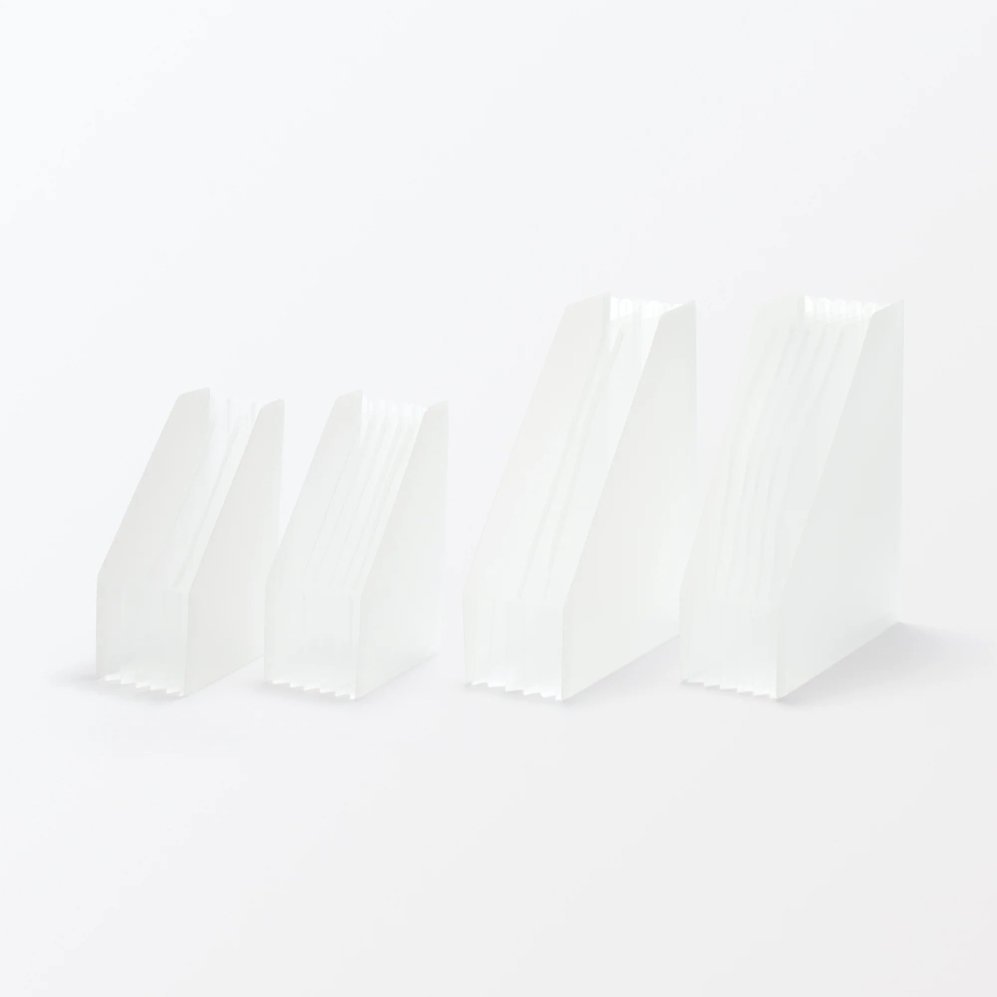 Polypropylene Expanding Stand File Box - A5 3 pockets - Image 6