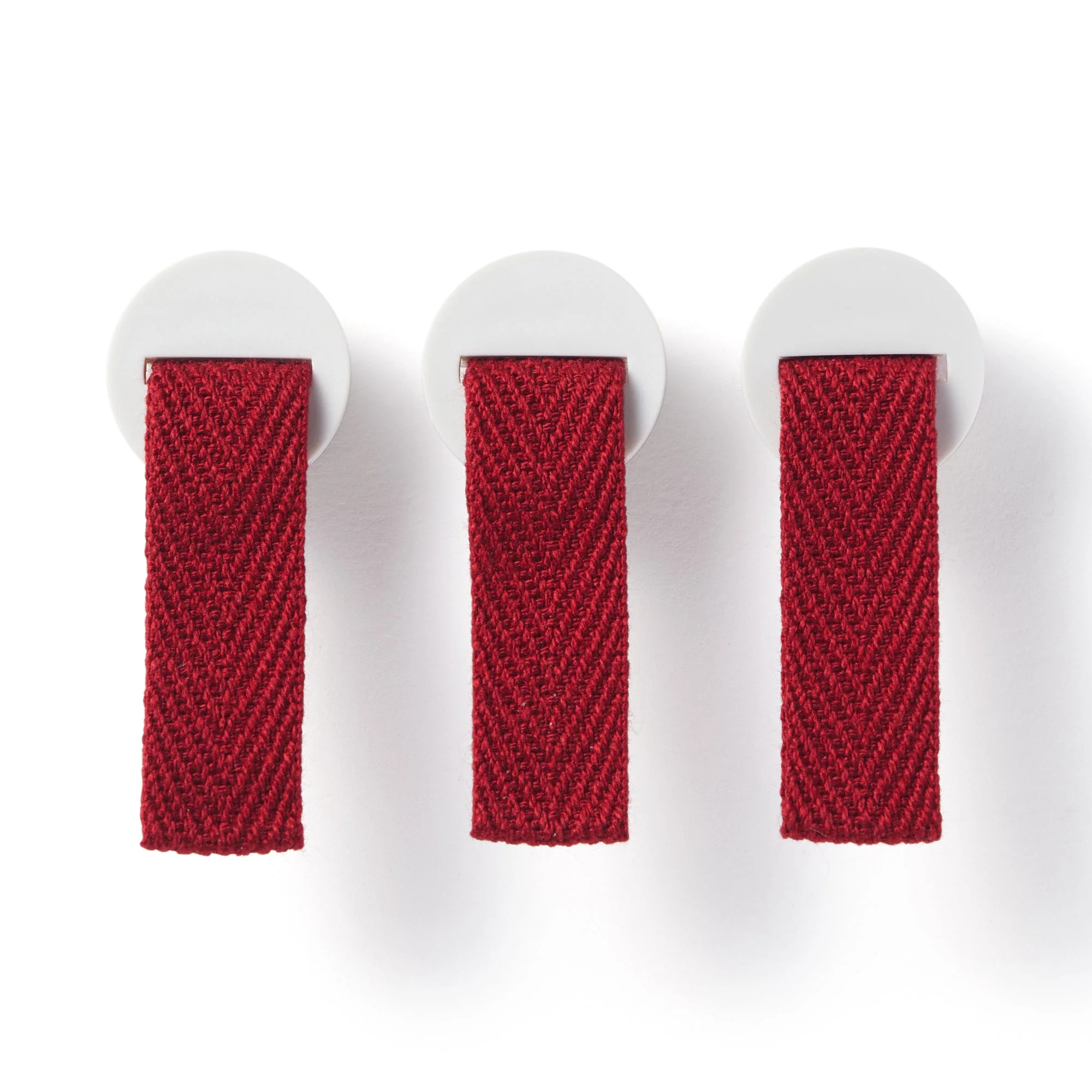Polypropylene File Box Handle - Burgundy (3 Pack)