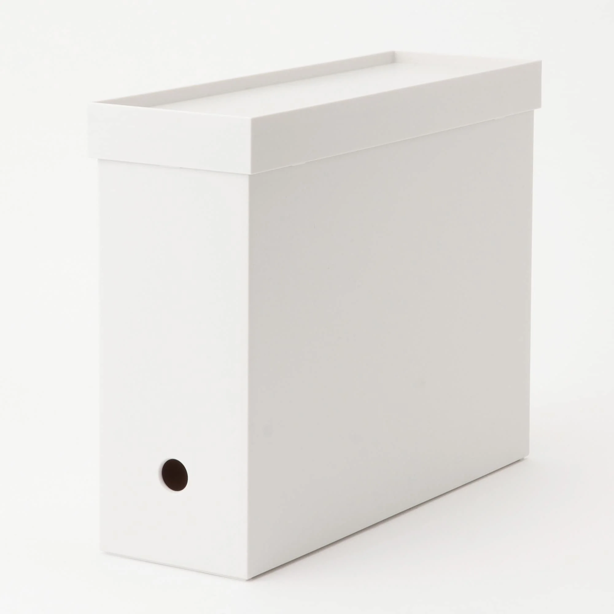 Polypropylene File Box Lid - A4 - White Grey - Image 6