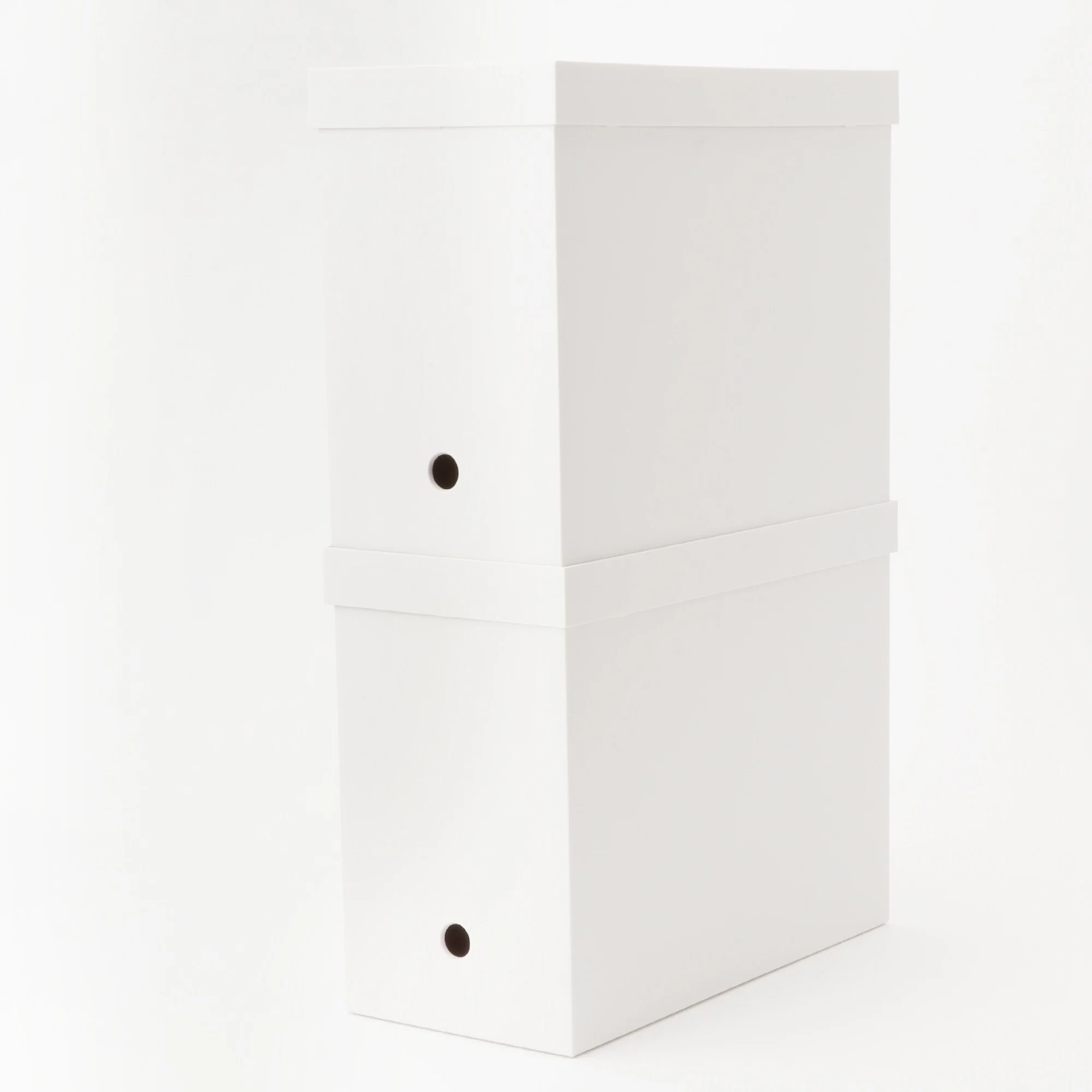 Polypropylene File Box Lid - A4 Wide - White Grey - Image 7