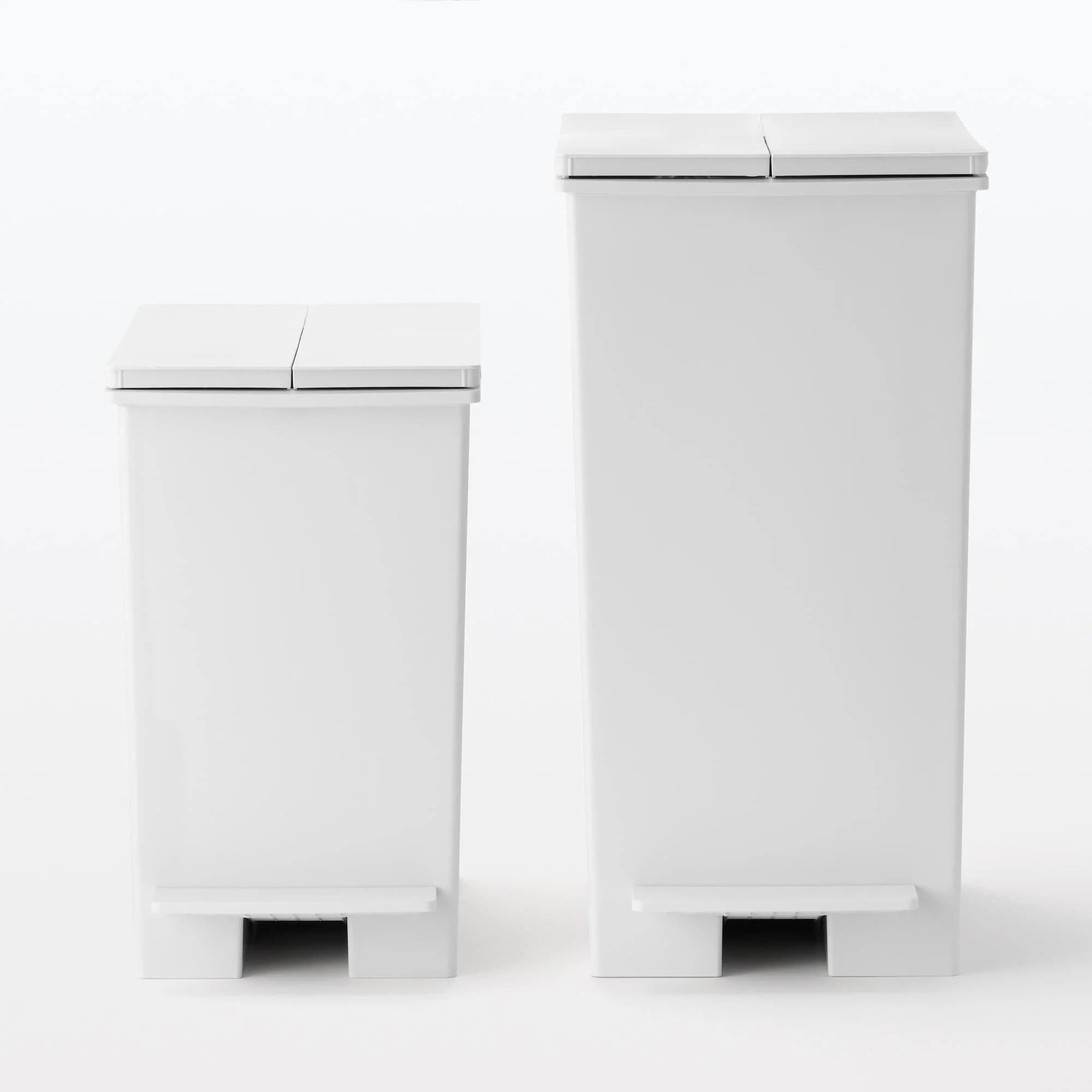 Polypropylene Pedal Dust Bin with Double-Hinged Lid - 35.1 L - Image 10