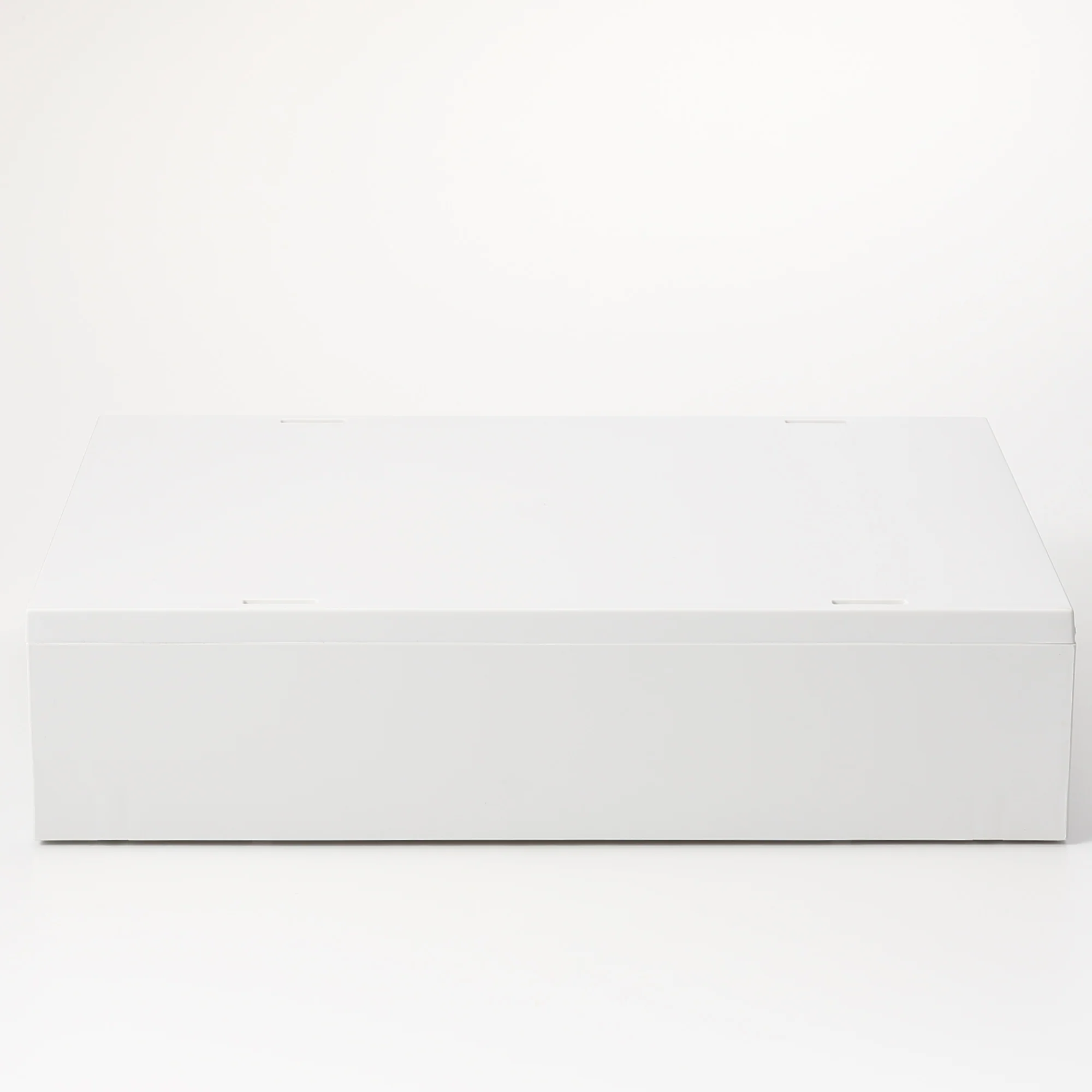 Polypropylene Storage Case Drawer White Grey - Extra Shallow (W26 x D37 x H9 cm) - Image 3