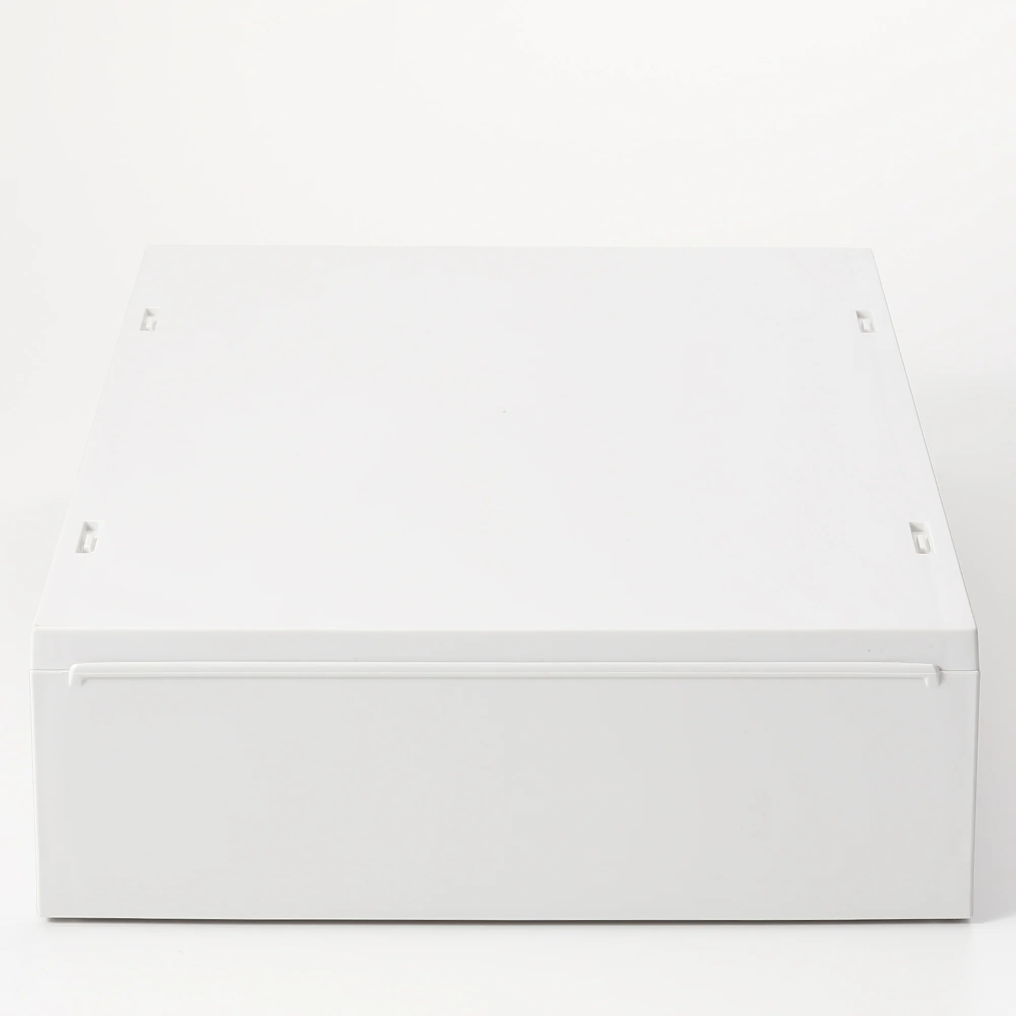 Polypropylene Storage Case Drawer White Grey - Extra Shallow (W26 x D37 x H9 cm) - Image 4