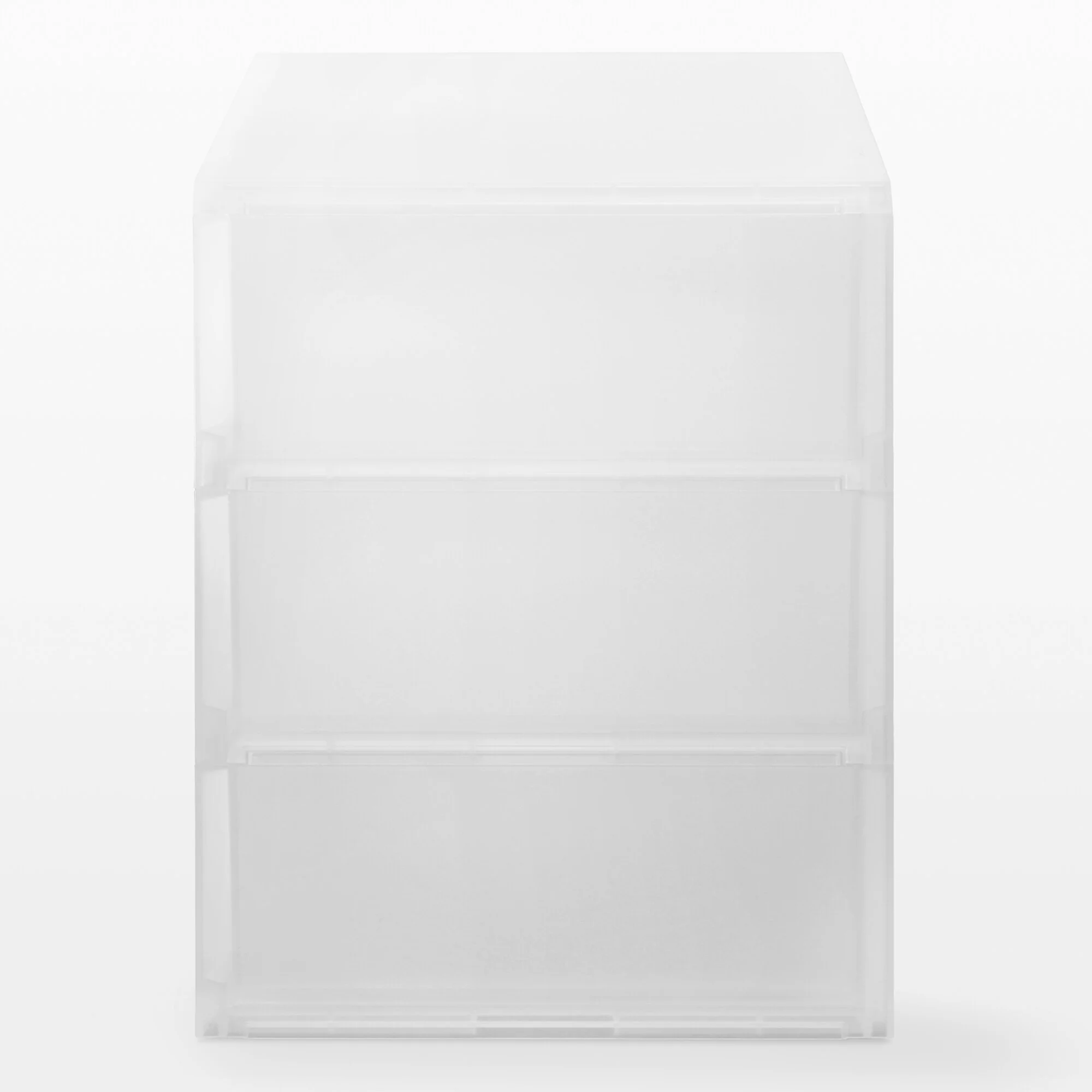 Polypropylene Storage Case Drawer Shallow 3 Drawers (W26 x D37 x H32.5 cm) - Image 4