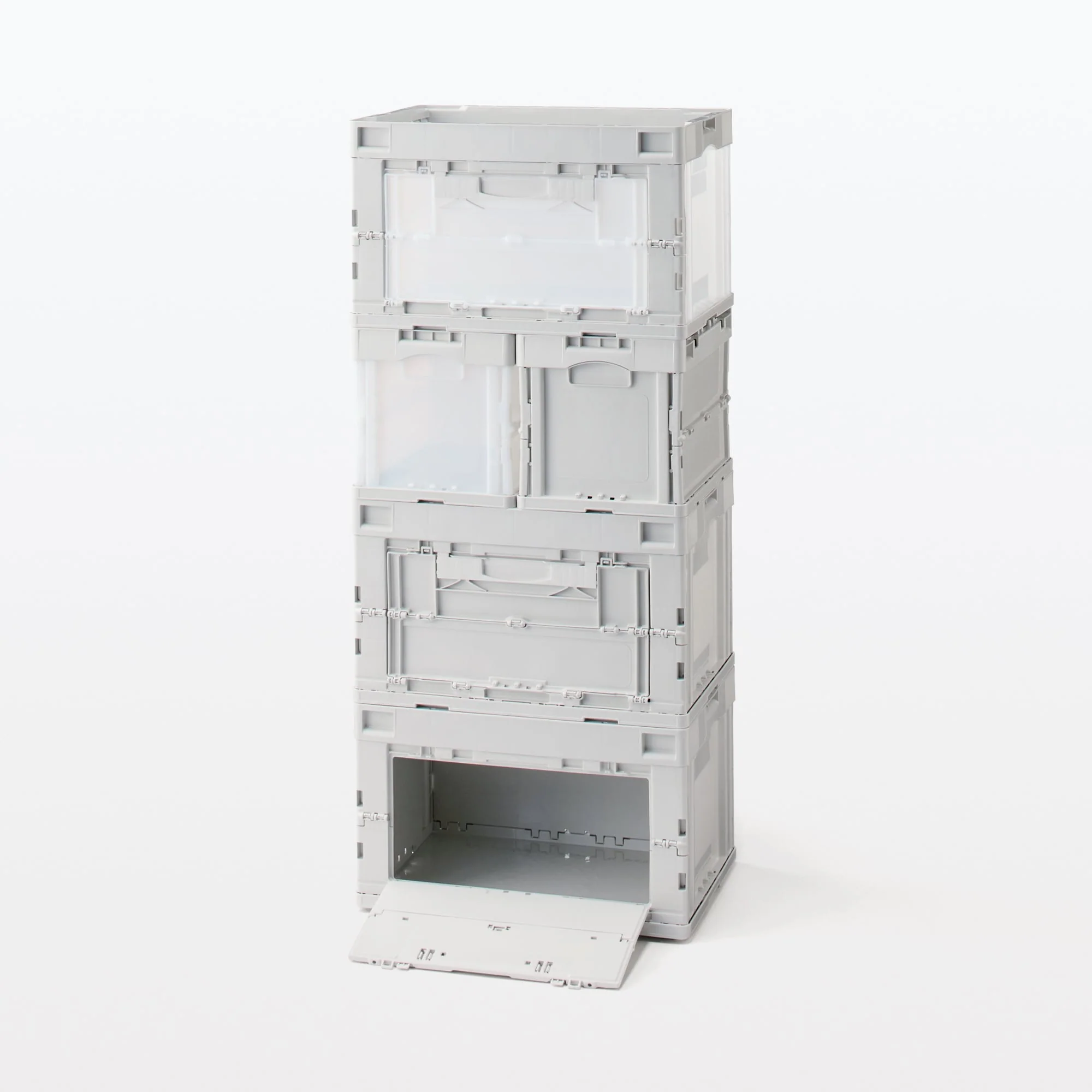 Polypropylene Translucent Folding Crate (20 L) - Image 9