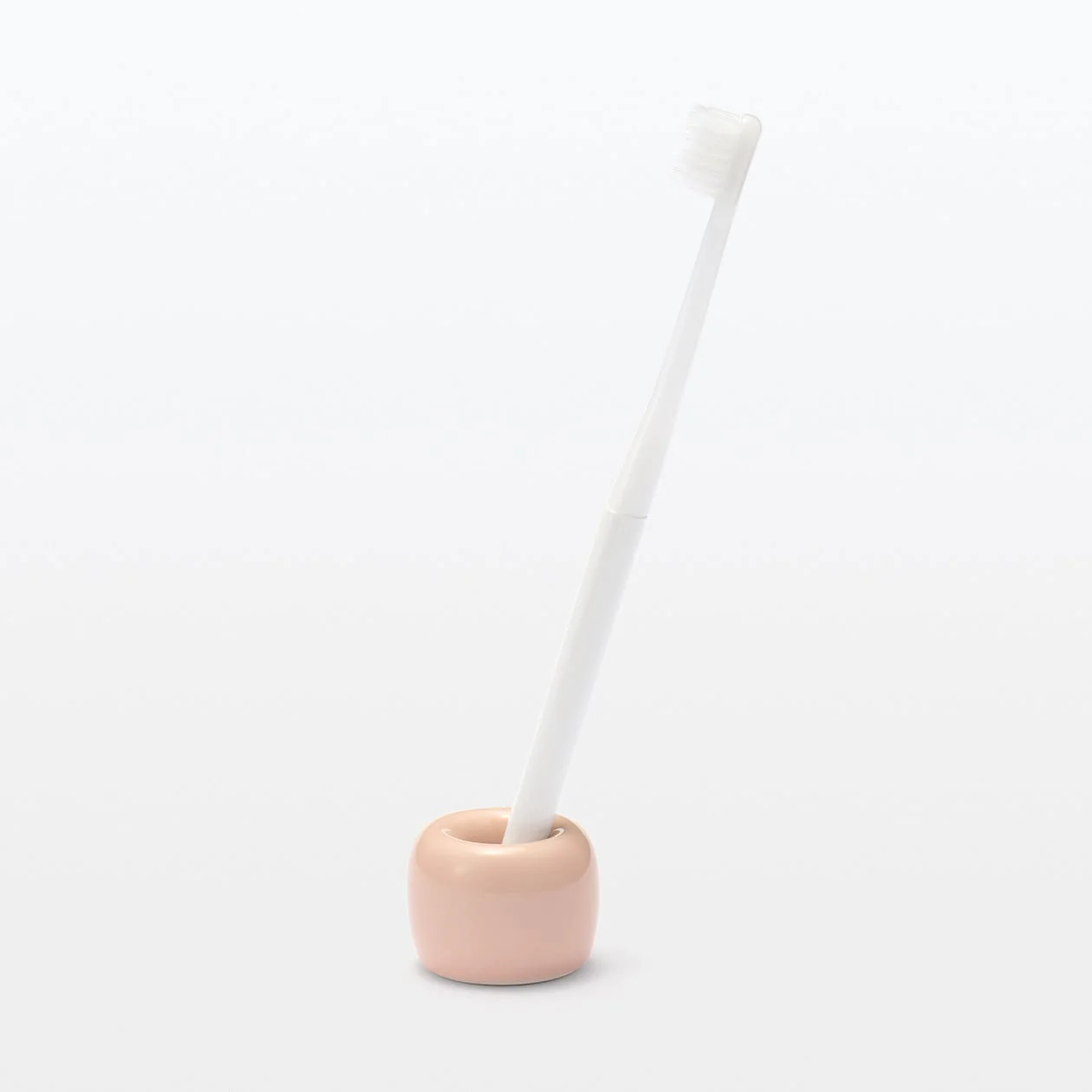 Porcelain Toothbrush Holder - Pink - Image 2