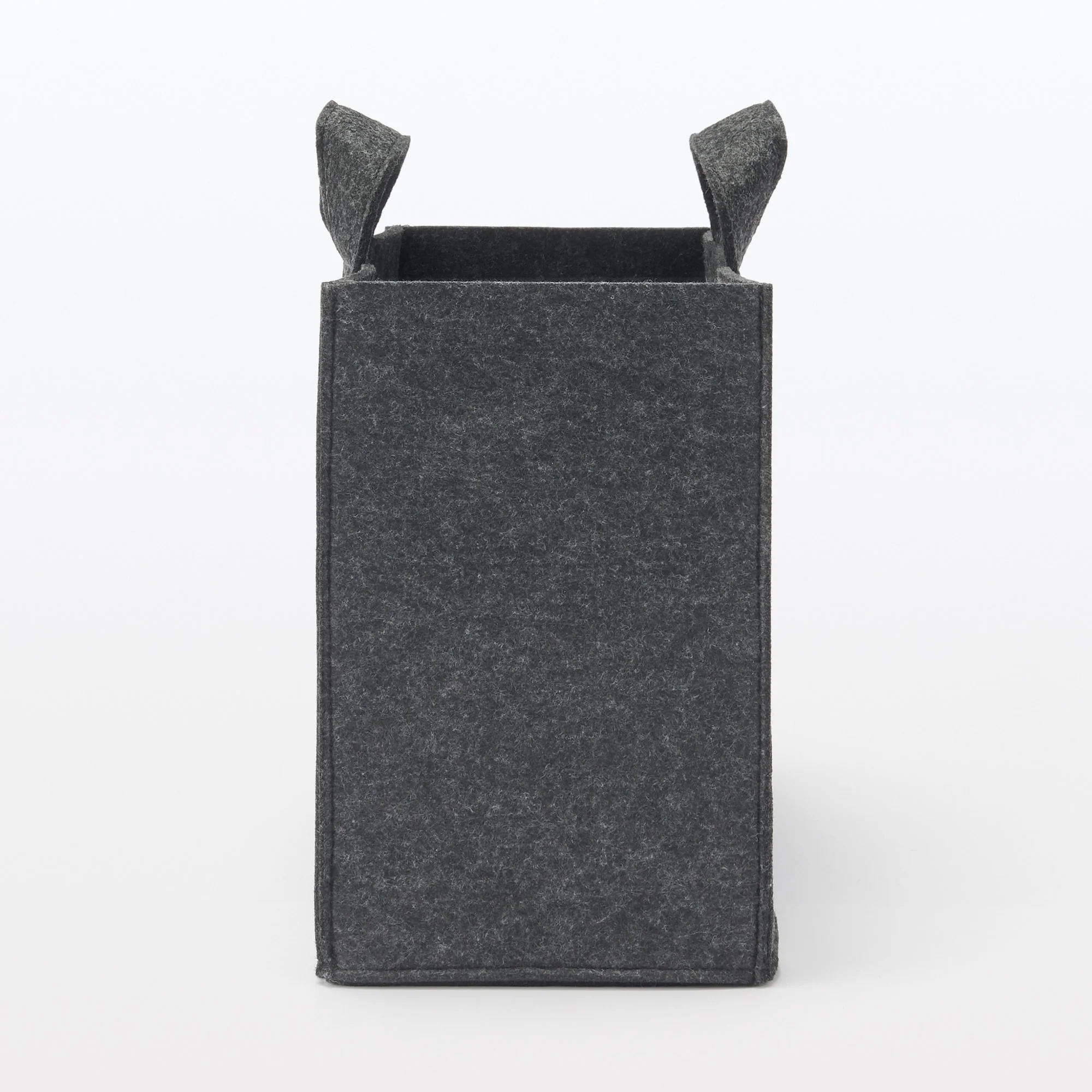 Portable Felt File Box - Dark Grey - Wide - Image 4