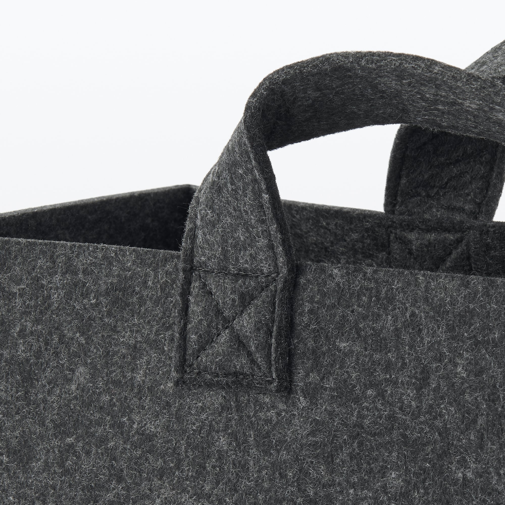 Portable Felt File Box - Dark Grey - Wide - Image 7