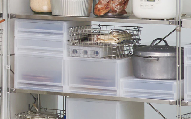 Polypropylene Storage Case Drawer Shallow (W26 x D37 x H12 cm) - Image 6