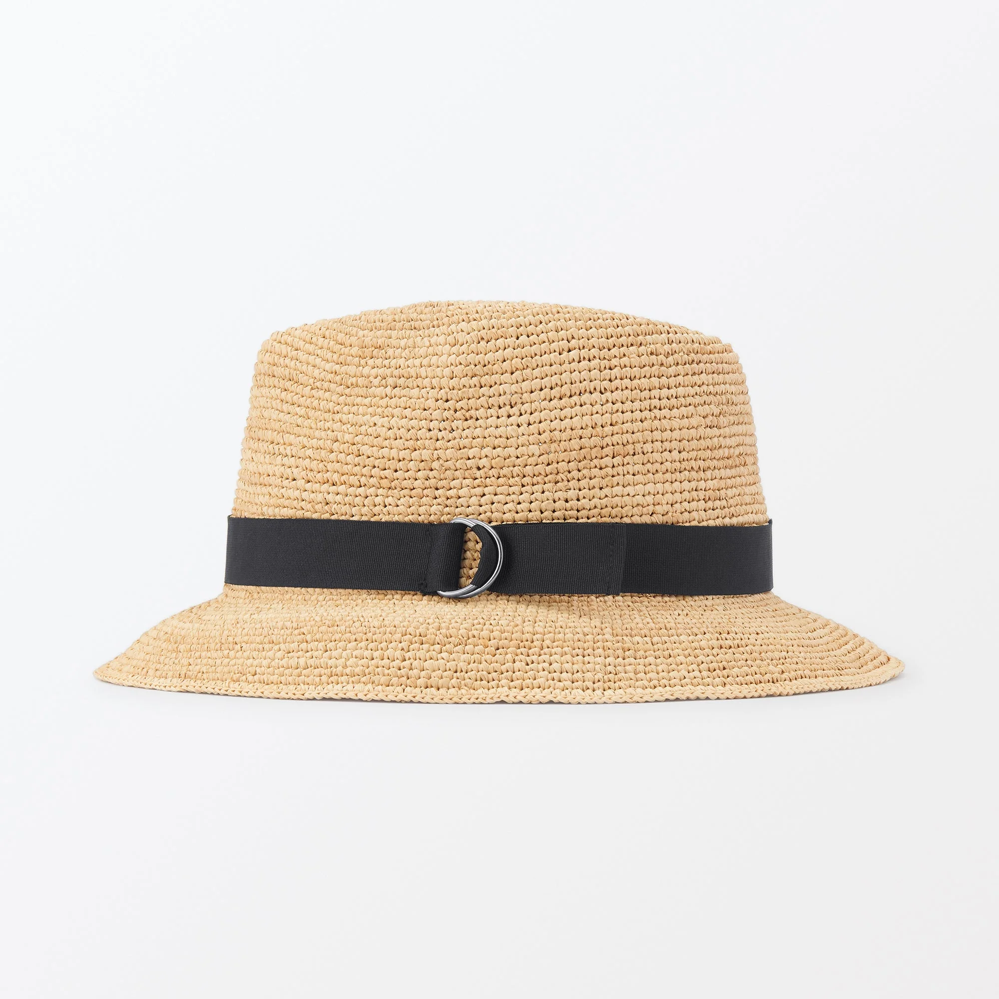 Raffia Foldable Fedora Hat - Image 4