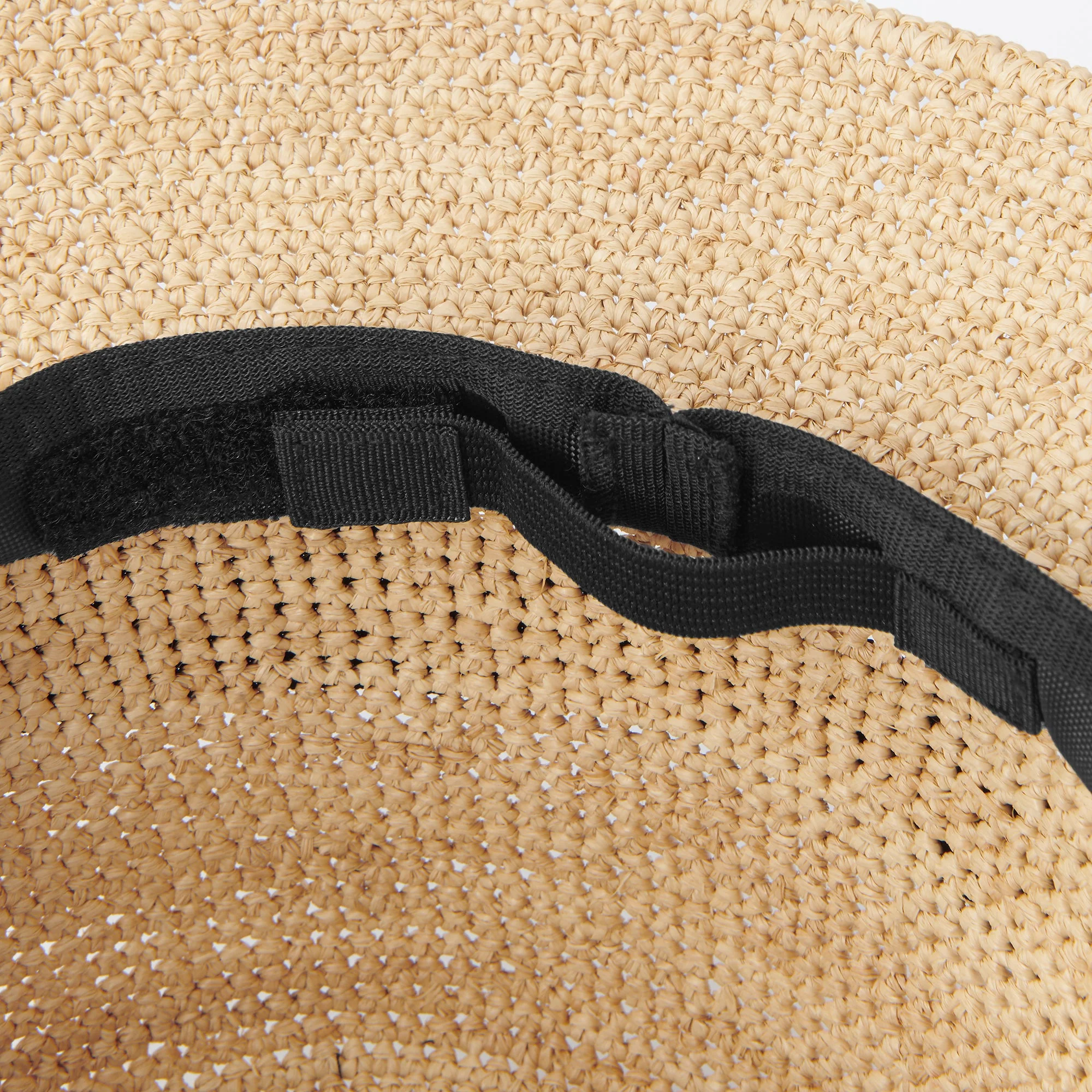 Raffia Foldable Fedora Hat - Image 6