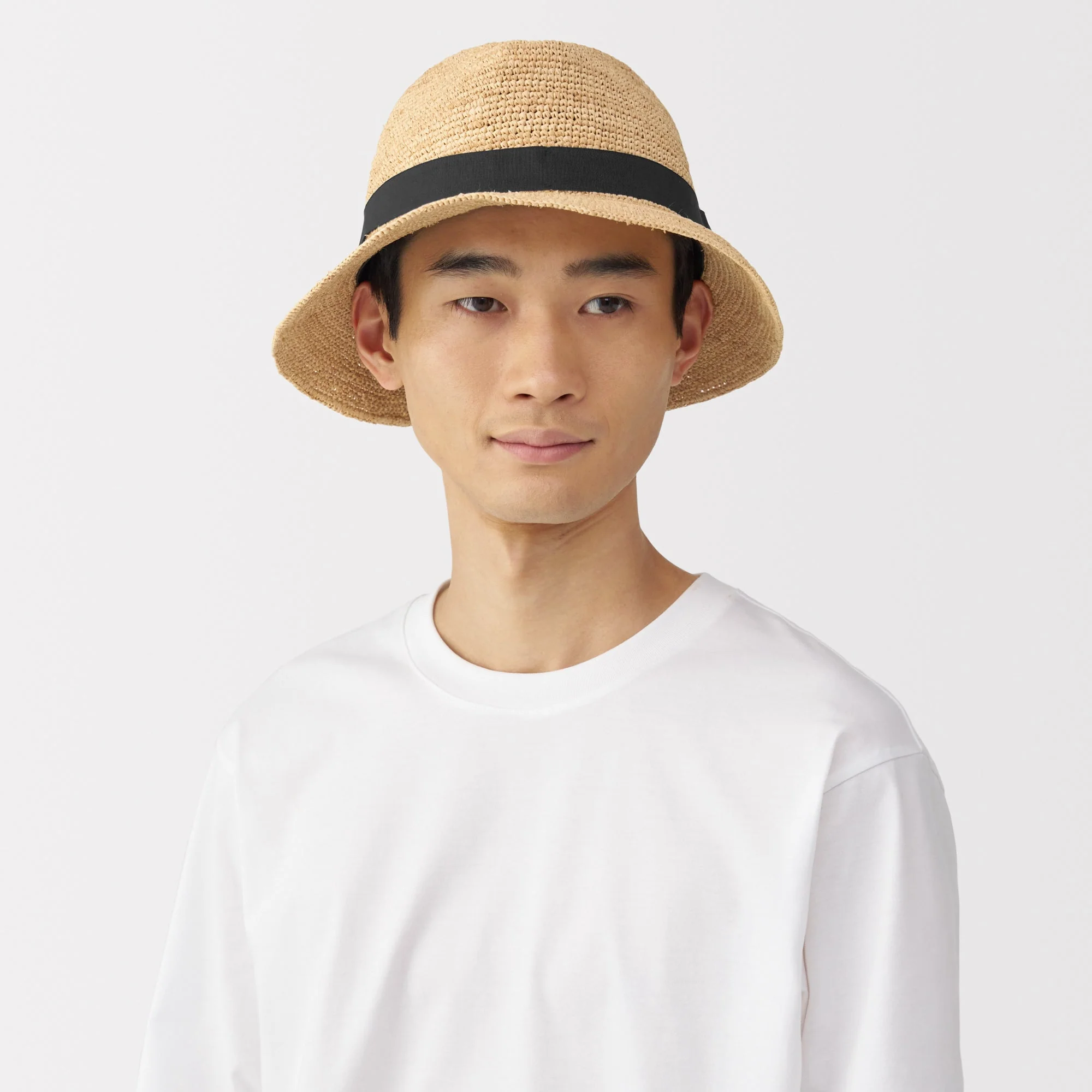 Raffia Foldable Fedora Hat - Image 9