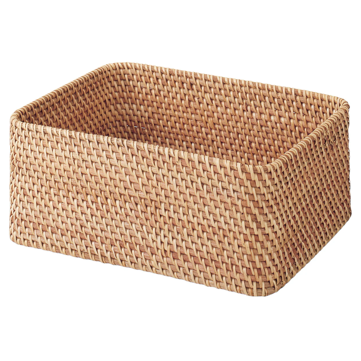 Rattan Rectangular Basket - Image 5